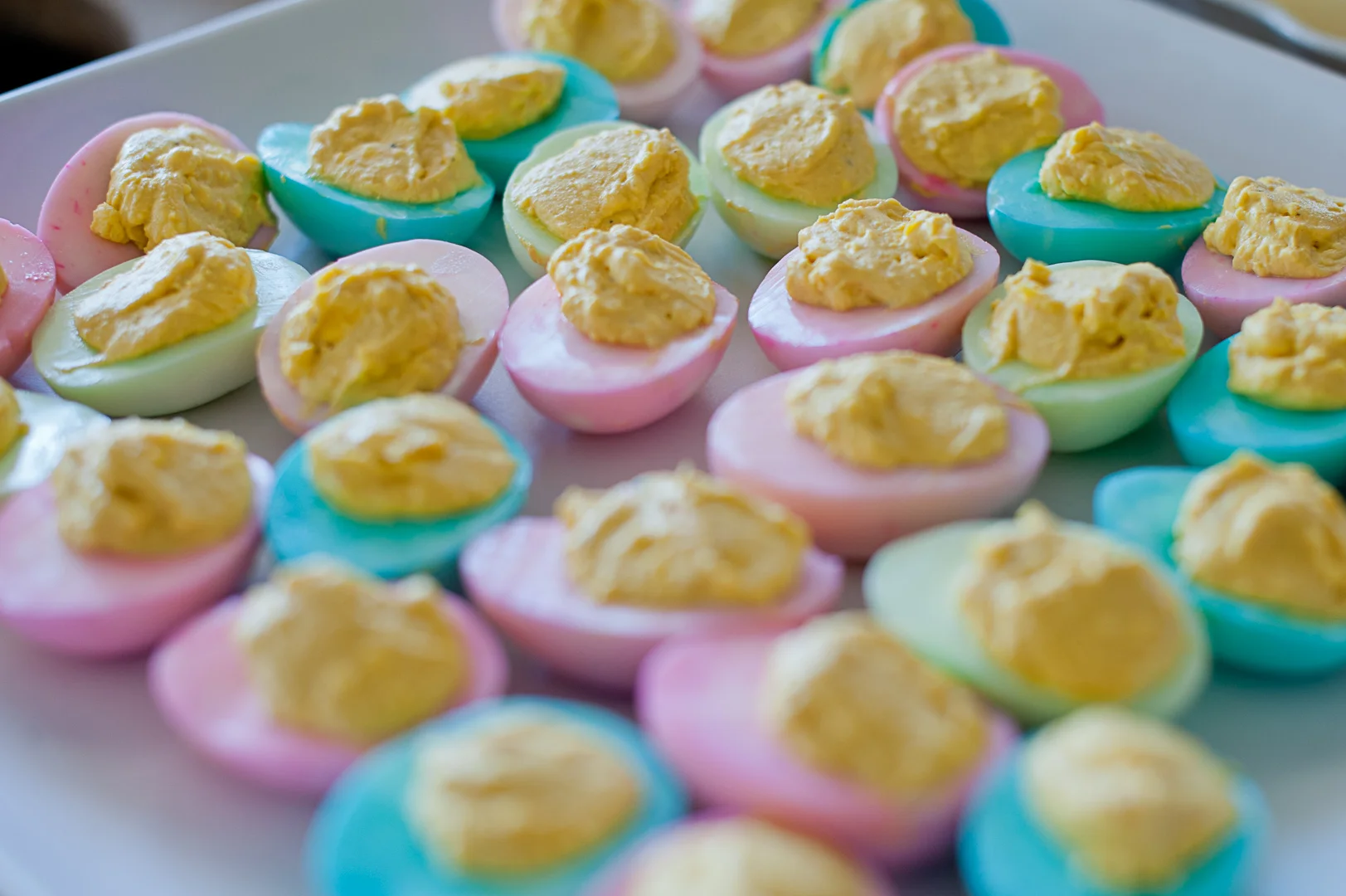 Mamaw jazzed up her Deviled Eggs for the occasion.&nbsp; ​