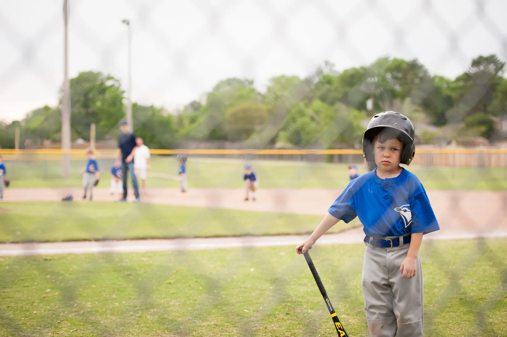 Here we go again. Pouting because too many people are cheering for him as he warms up to bat. 