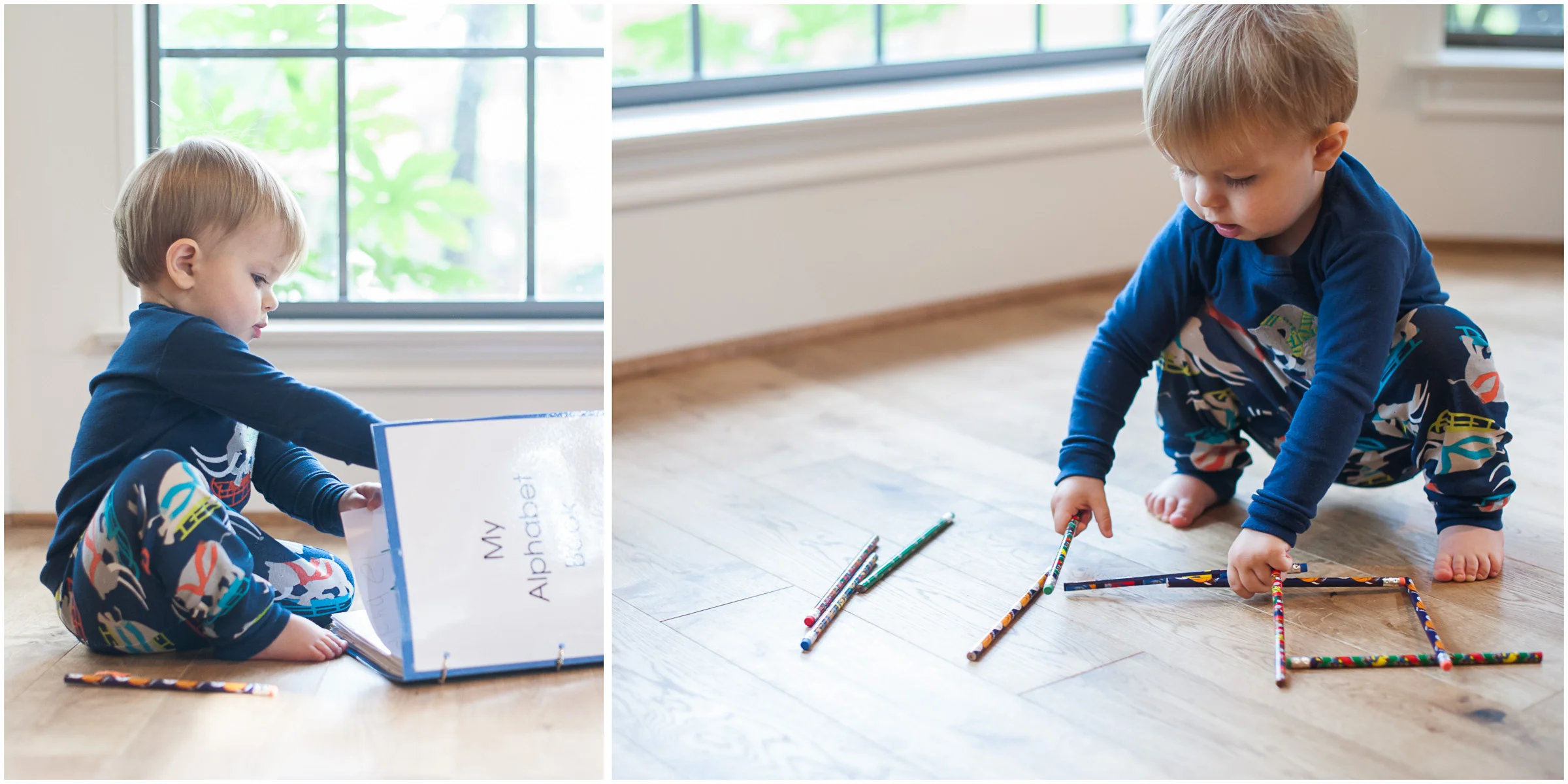 Henry kept himself busy while I opened and sorted mail that had piled up during the week while I worked out of town. 