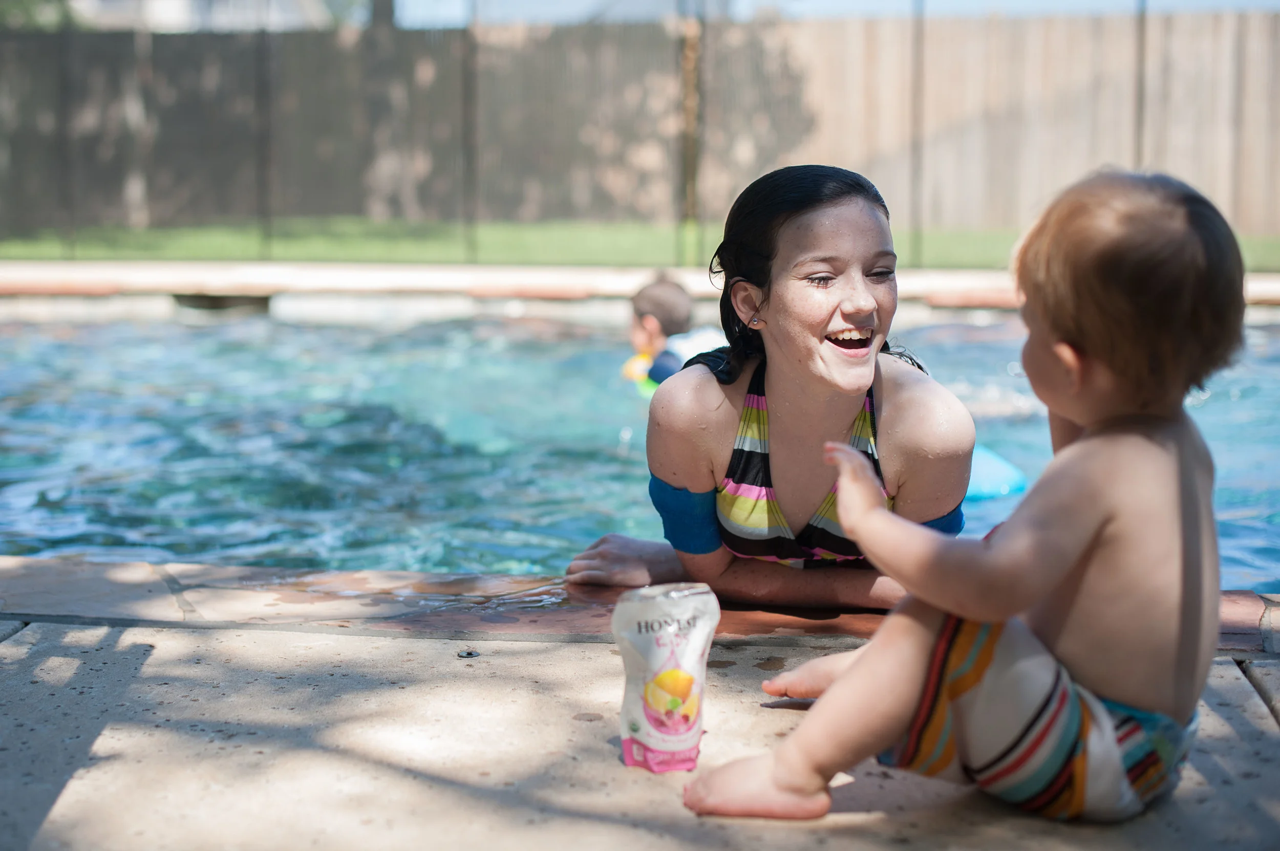 We're logging a lot of pool time now that summer is officially here. 