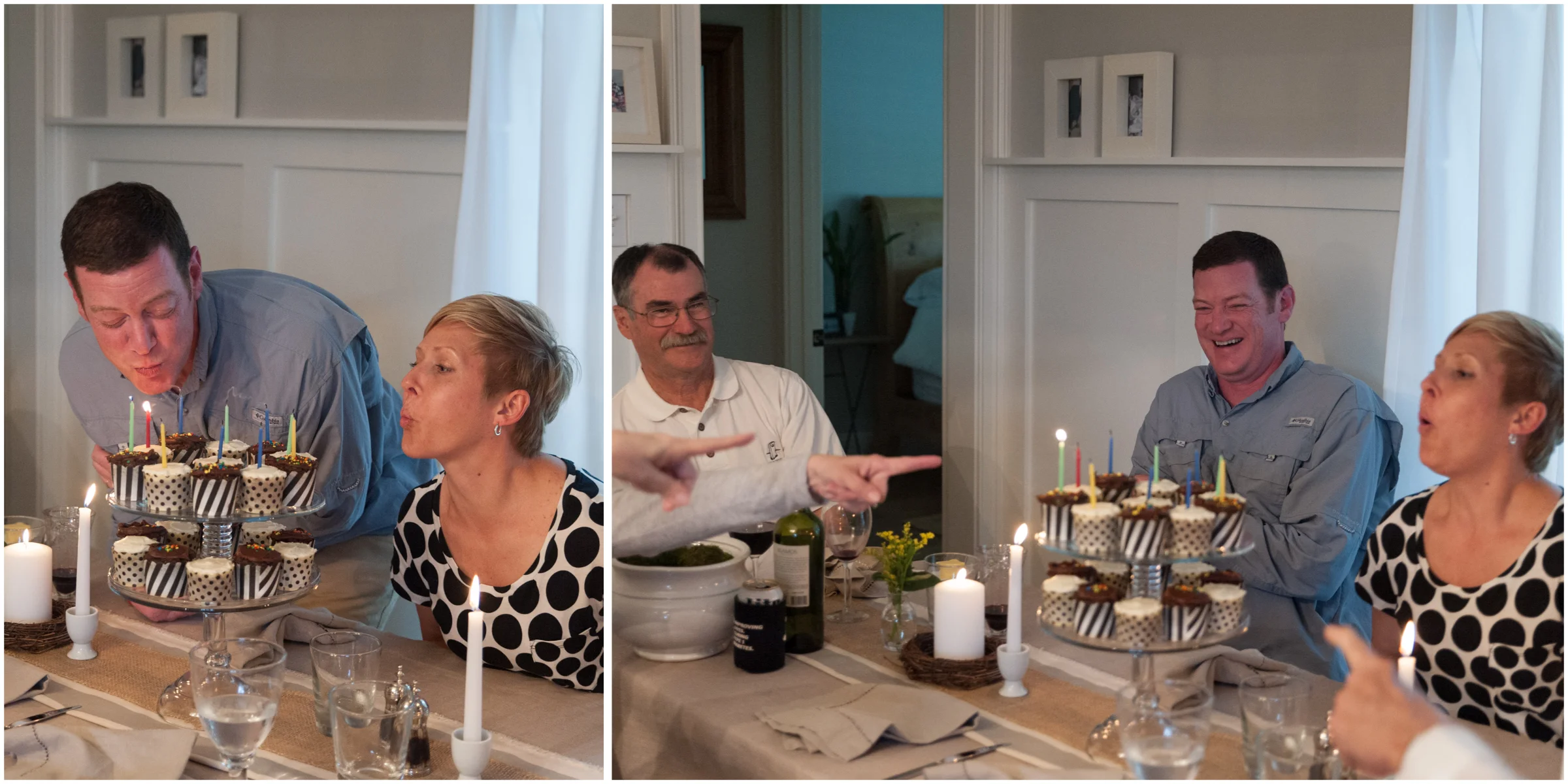 Better not leave a candle burning around this group -- the accusatory fingers will start flying. 