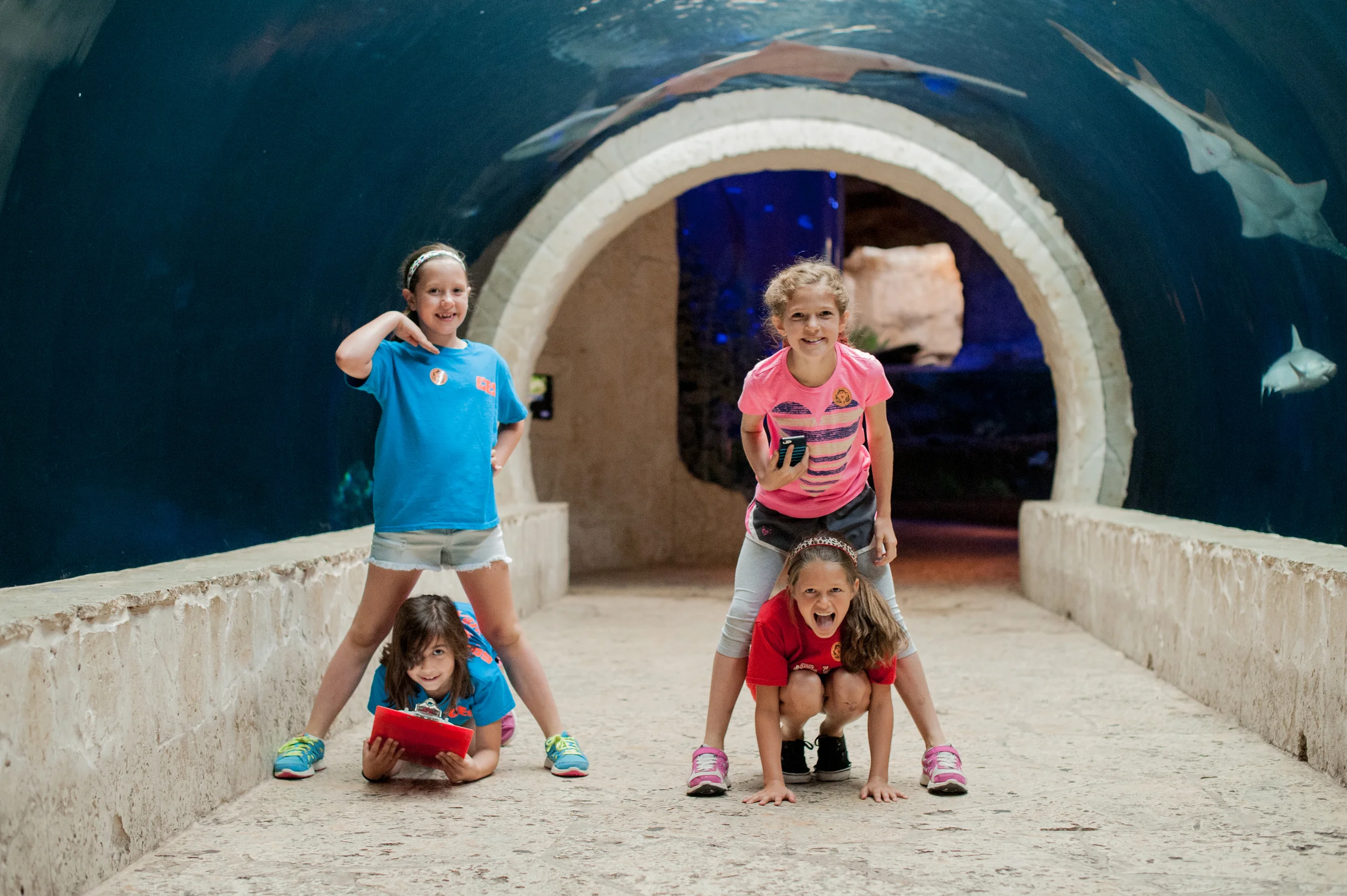 There were two moms to wrangle these four girls and I don't think we could have done with less moms or more girls. Whew.