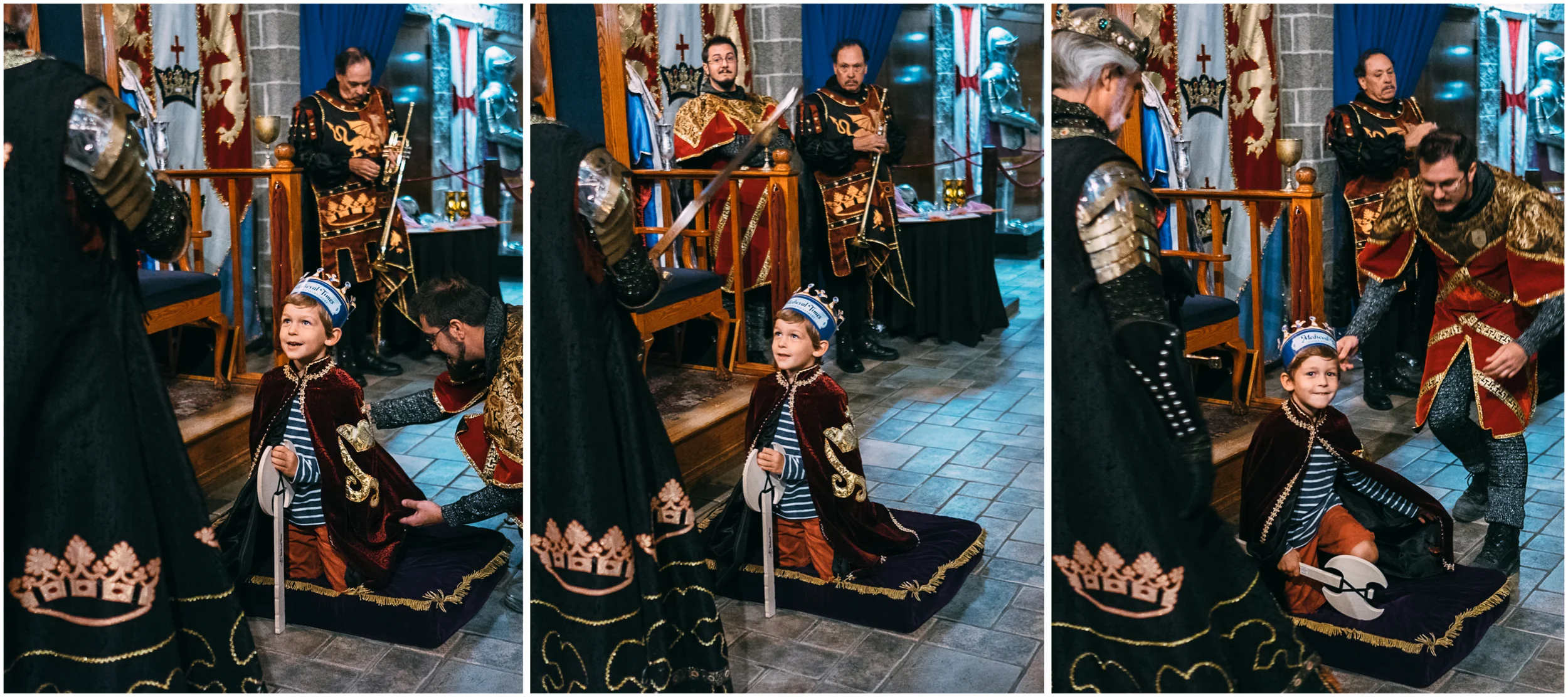 Following the great advice of a friend, we doled out the extra $20 to have Michael knighted. It was worth five times that. He is convinced he now has the authority to knight other people and animals and he could not be prouder. I trust the 45-year old man we saw also being knighted had a similarly awesome experience. 