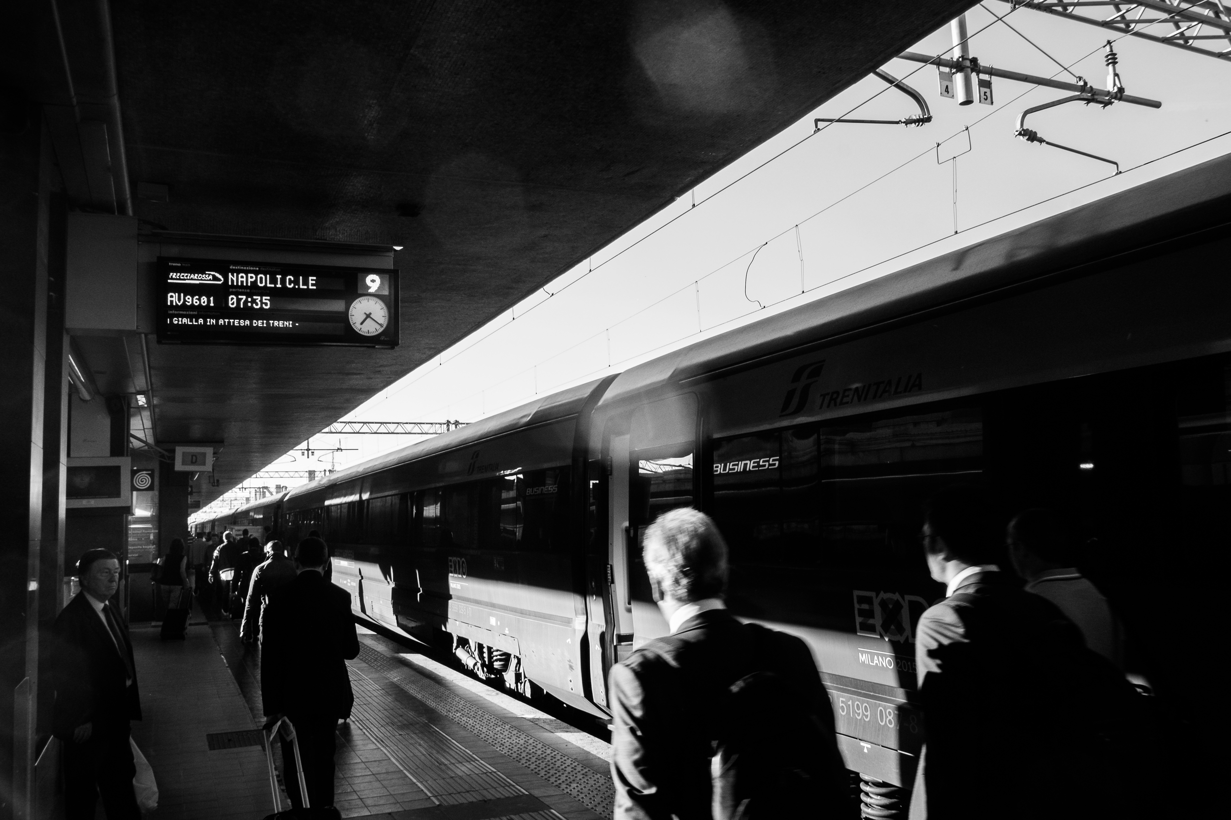 Early Morning Train to Naples