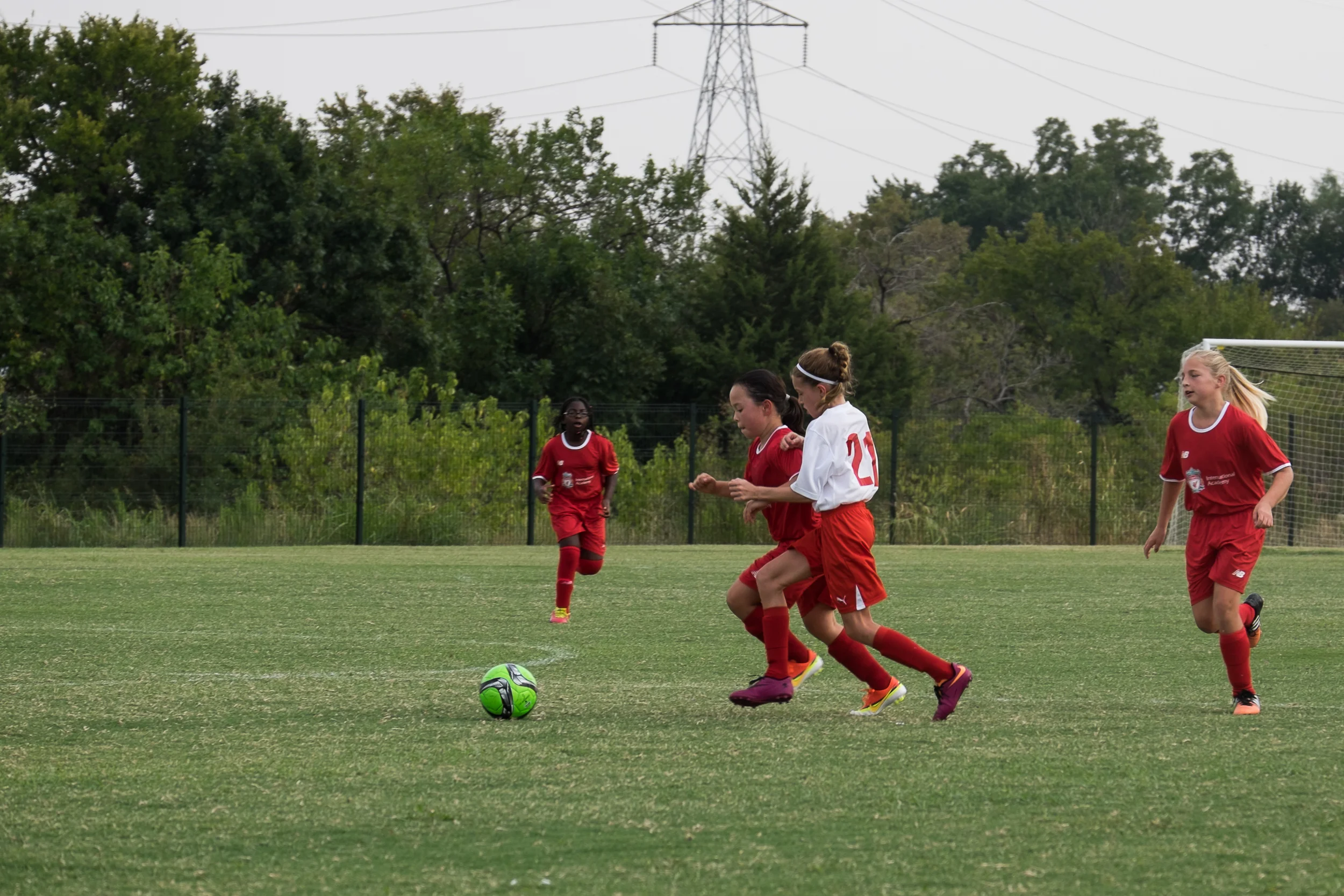 It was 104 degrees at this game so apparently I was more focused on not passing out than taking photos but the girls did great. Is it fall yet?
