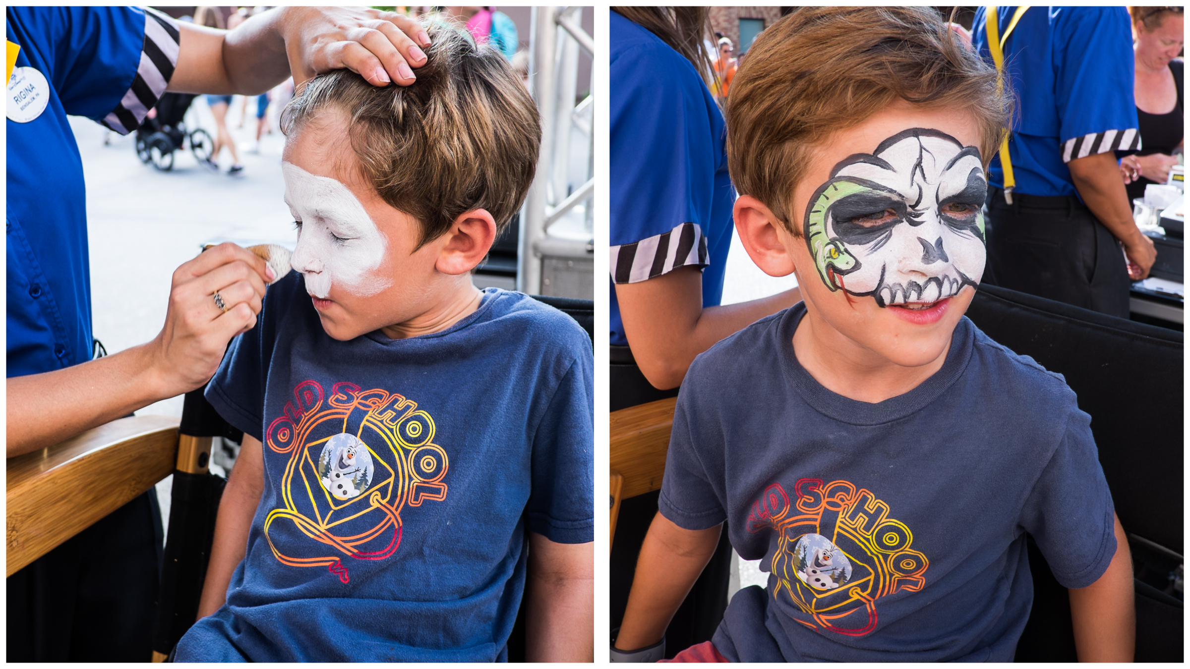 What an $18 face painting job looks like.