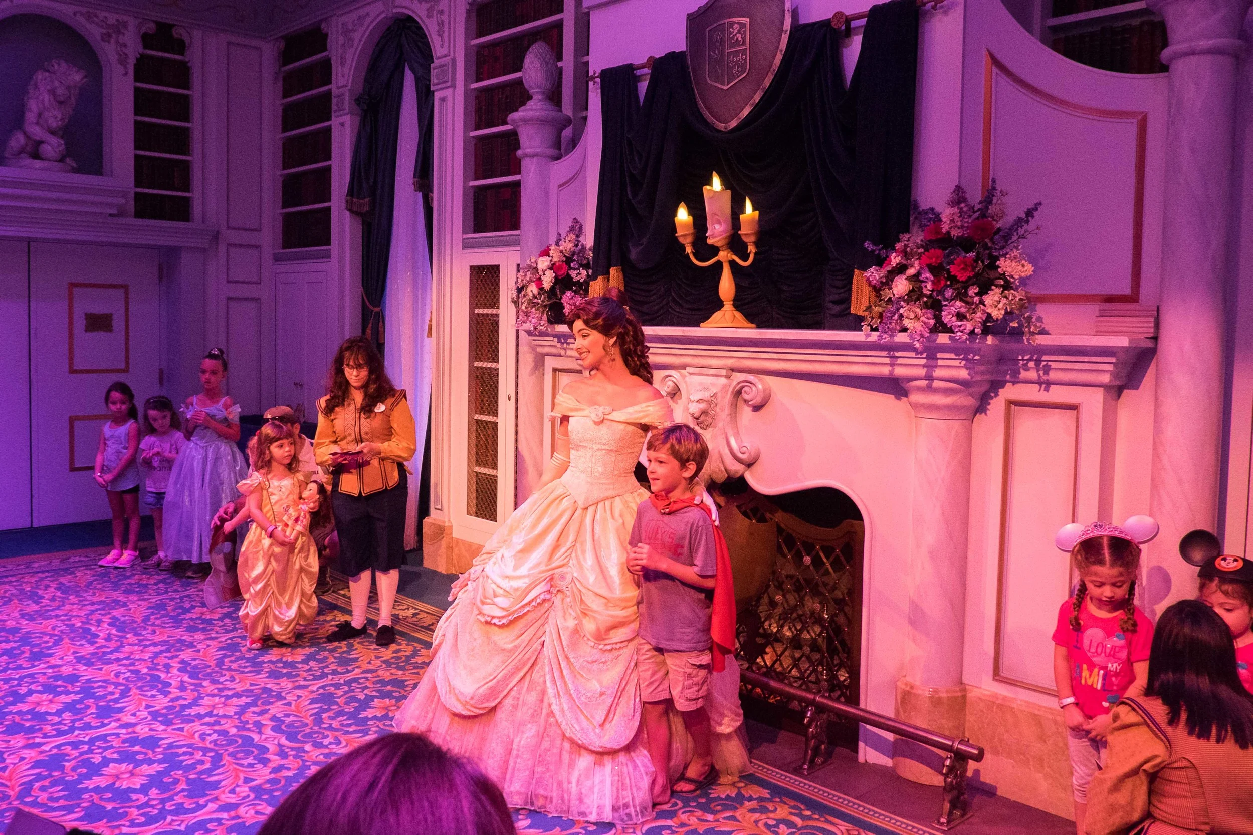 Michael was chosen to play the part of The Beast in Enchanted Tales with Belle. 