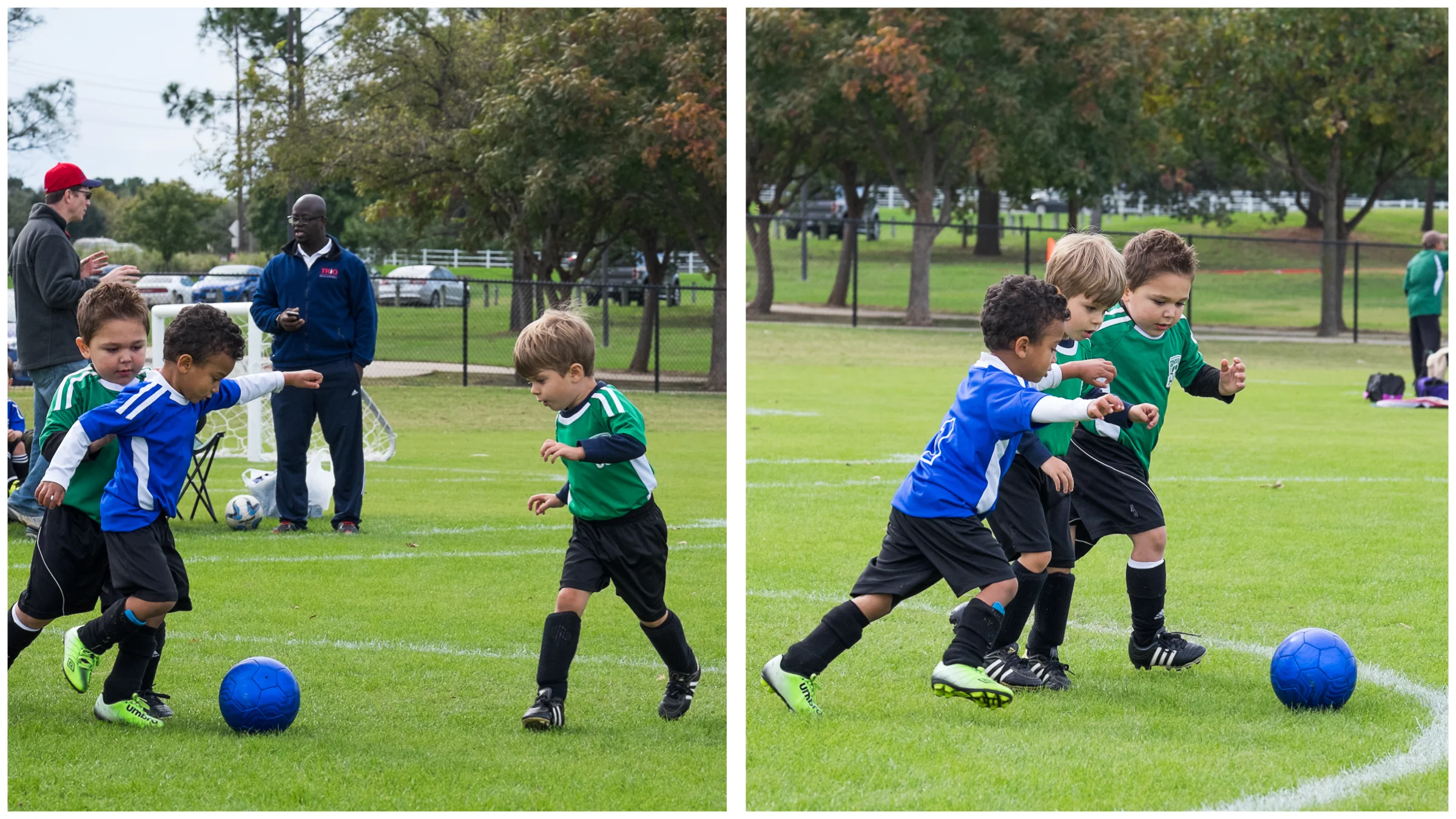 Let me tell you, it's not easy to capture images of Henry where it looks like he's actually participating in the game. 
