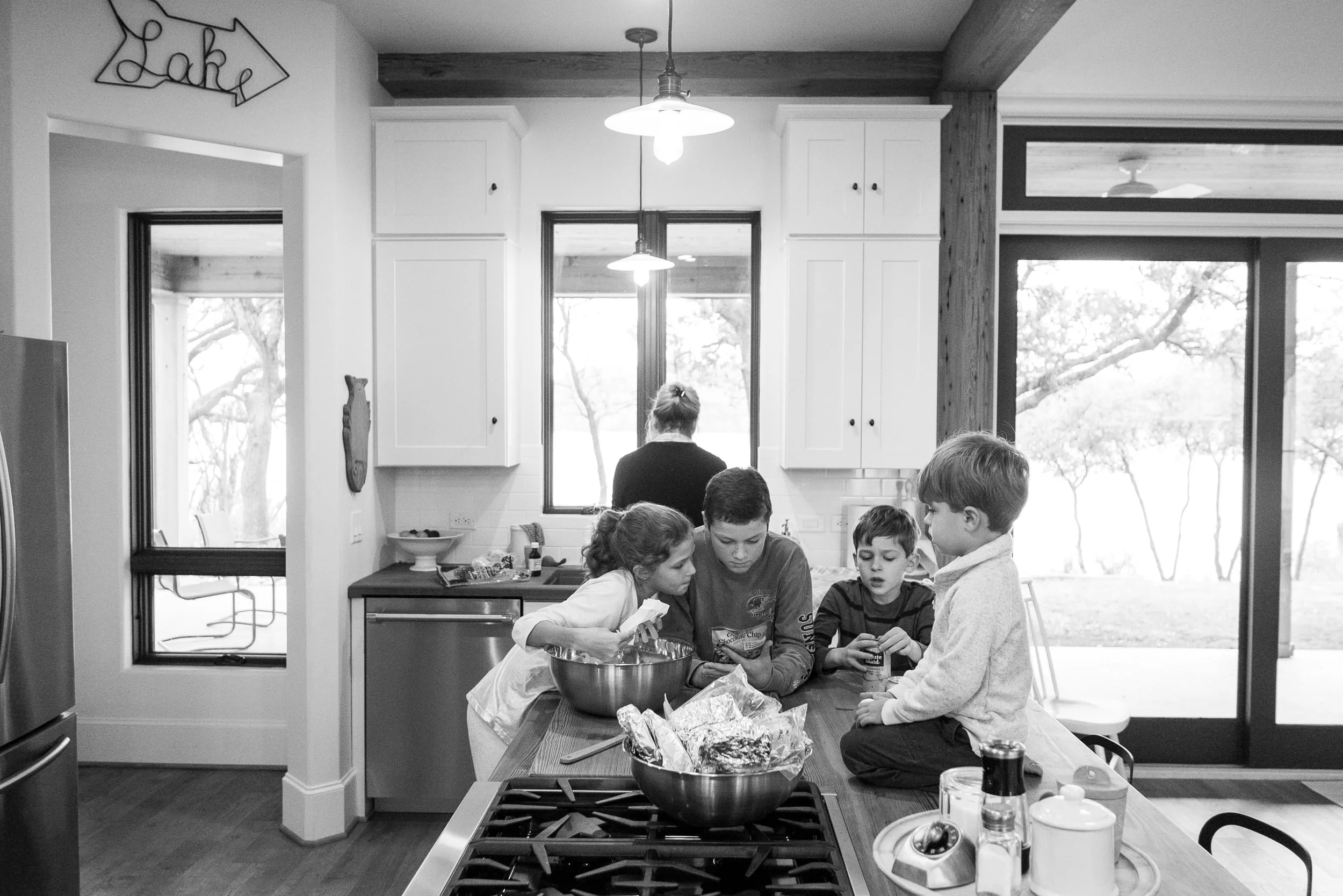 We put the kids in charge of making cookies for dessert. It was (mostly) a success.