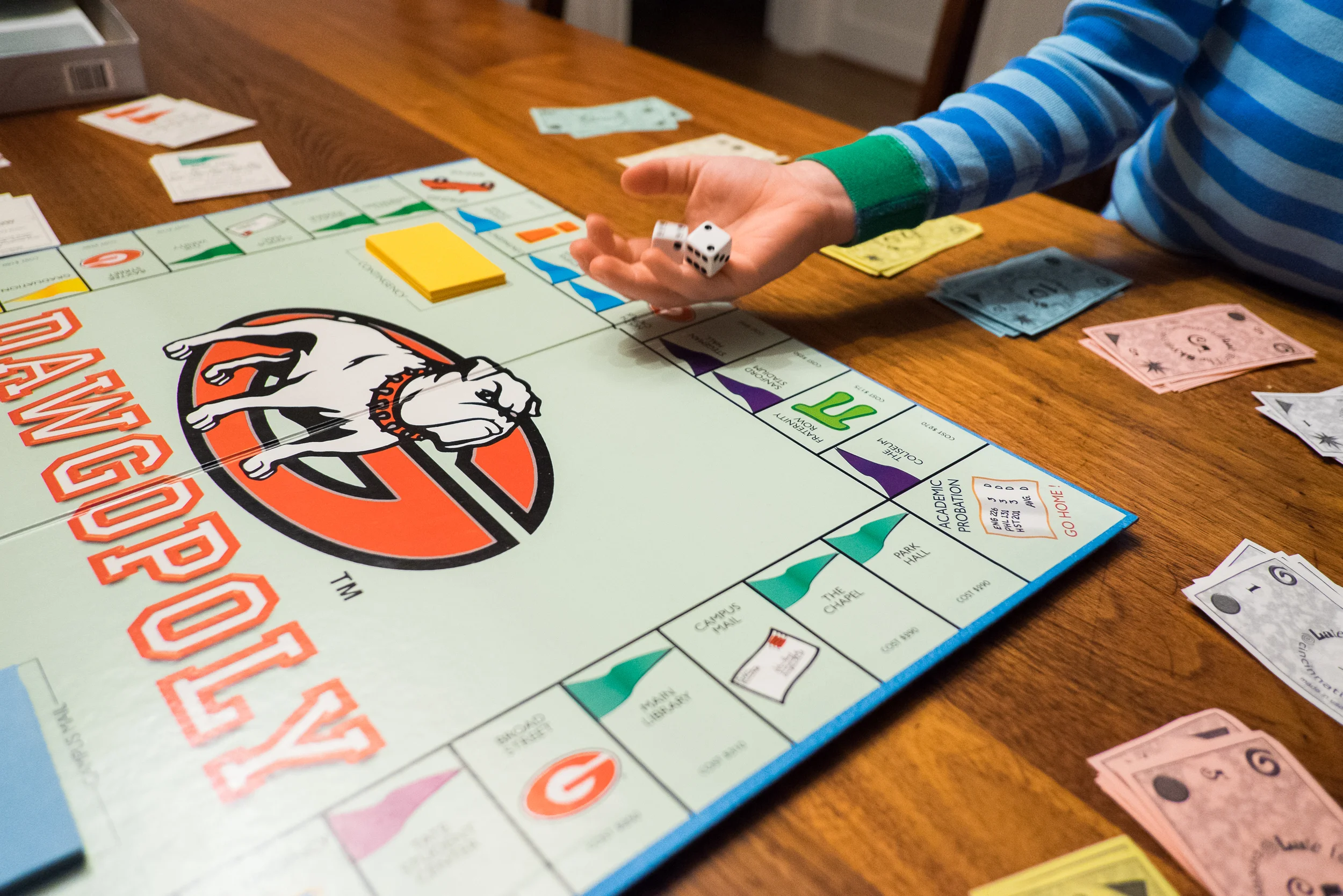 Family Game Night (Georgia-themed, of course.)