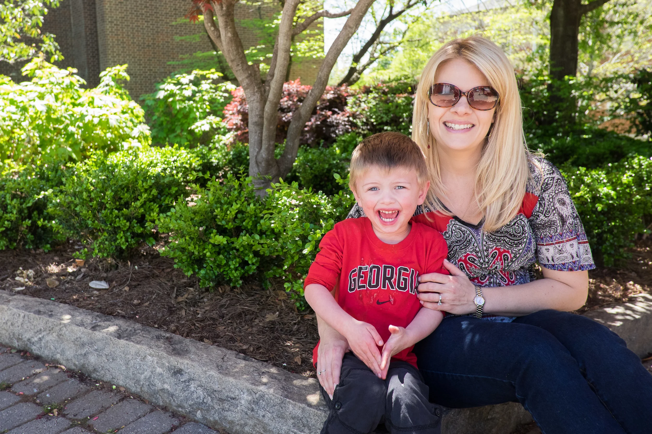 Joshua (and the rest of us) had an amazing time at the G-Day game!