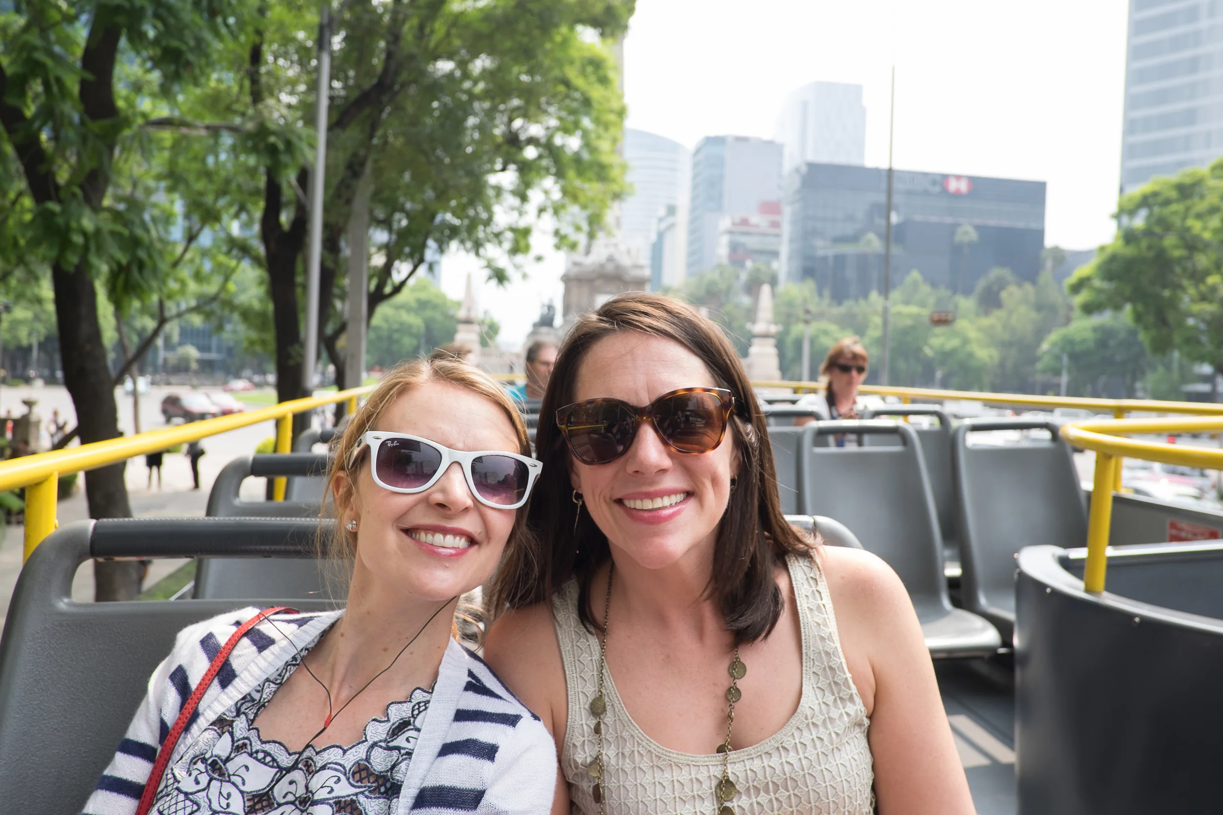 Traffic in Mexico City is no joke, but on the bright side it does give you plenty of time for photos and selfies. 