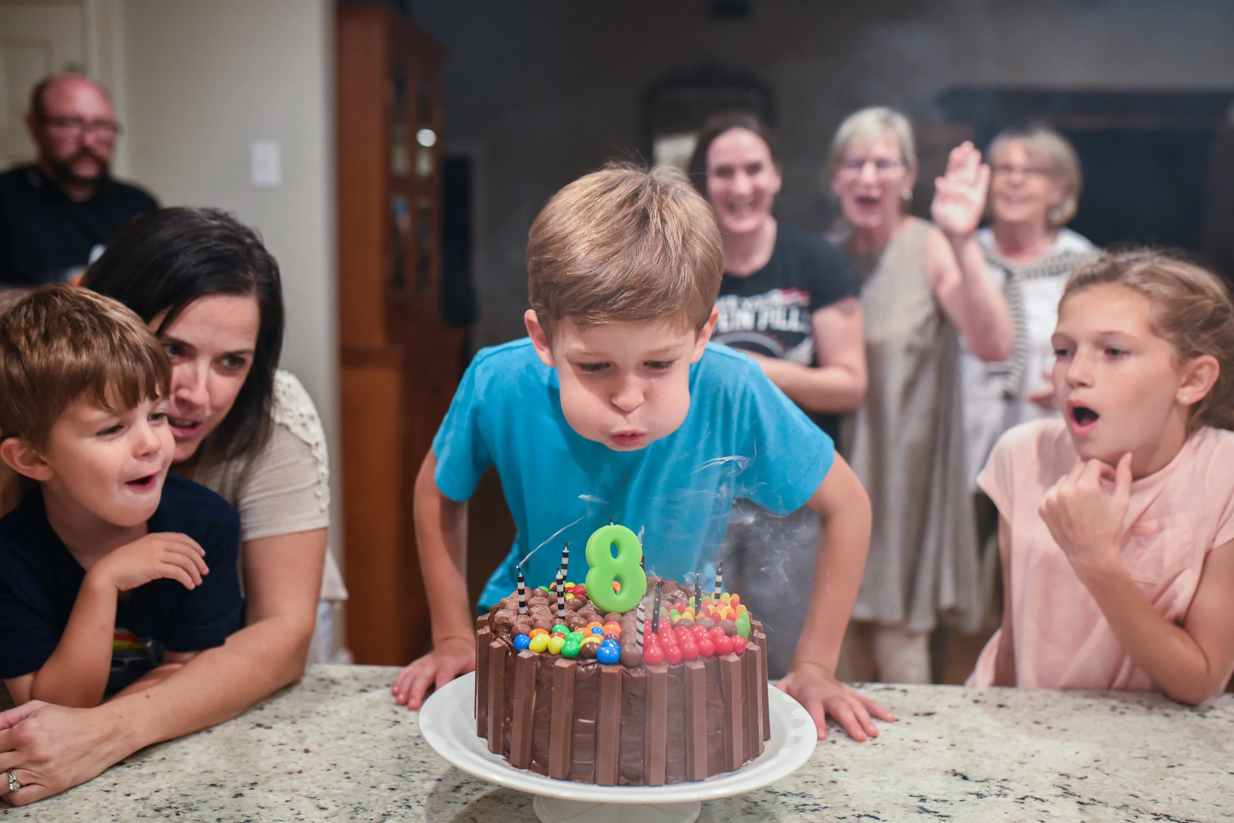 And he's 8! It's official now.