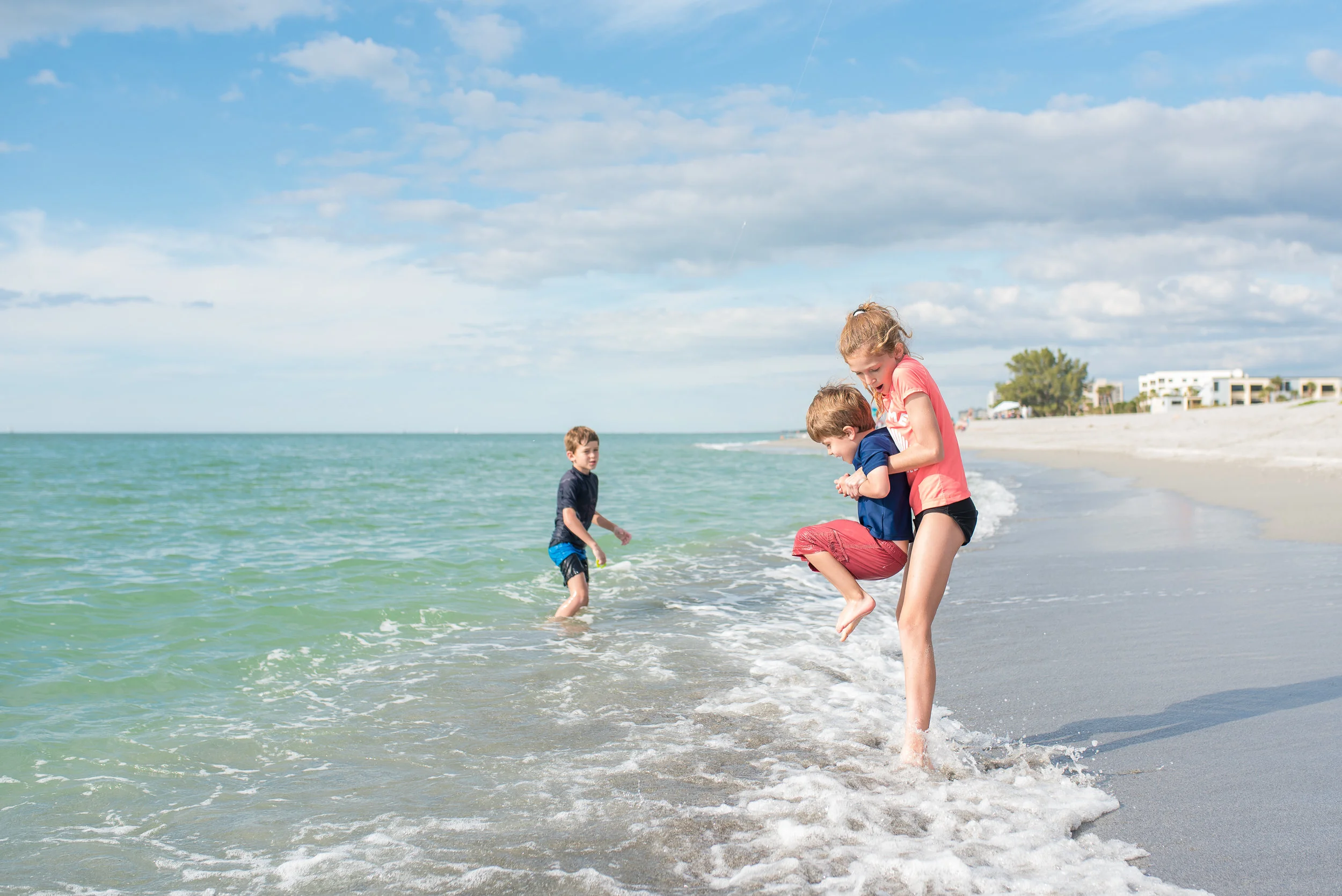 Henry couldn't get the height he wanted for wave-jumping so he enlisted Ella's help. 