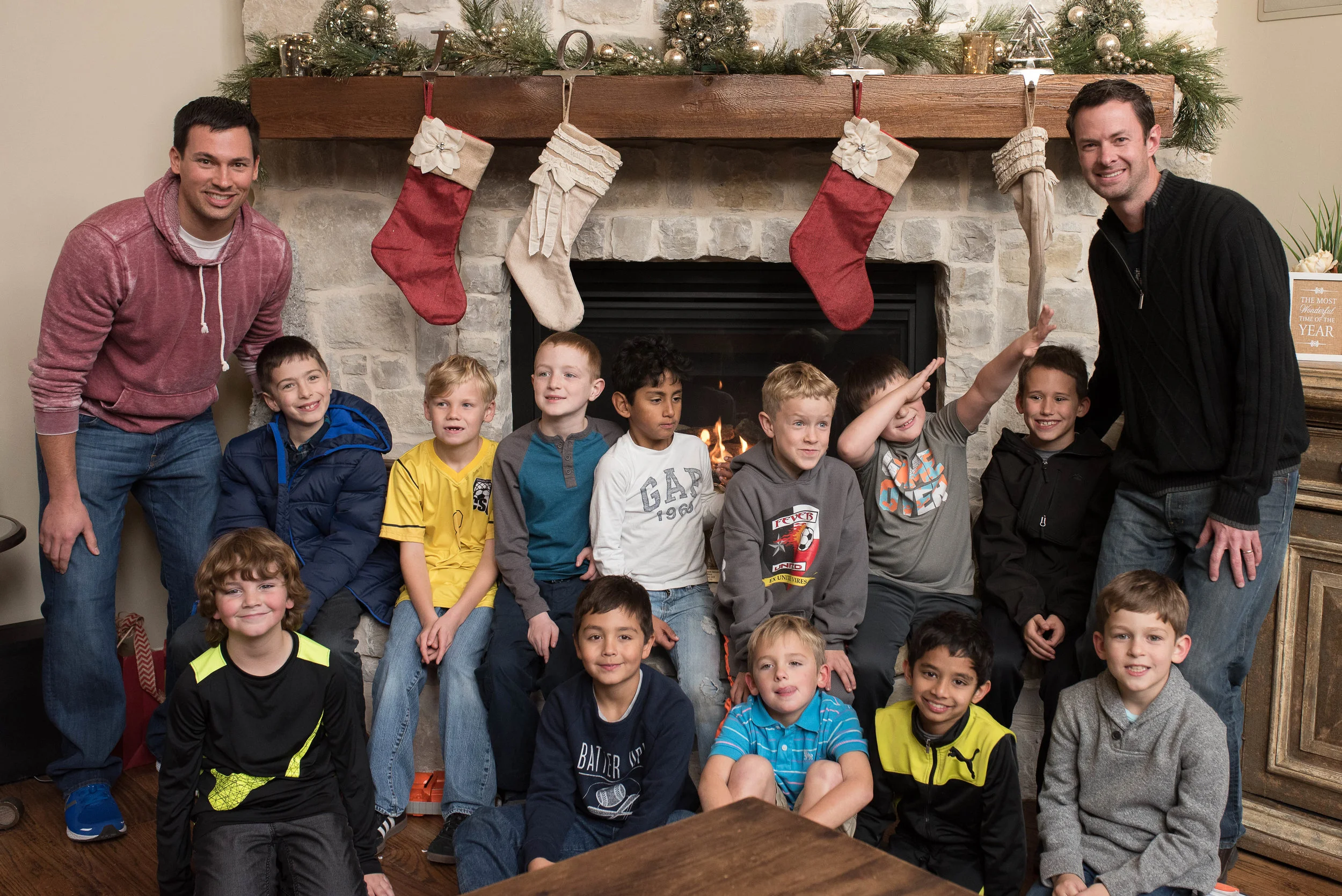 And Michael's soccer team celebrated their No. 1 season ranking (playing one year up!) These boys may look sweet in this photo, but they are a rowdy, hard-playing bunch. We're very proud of them. 