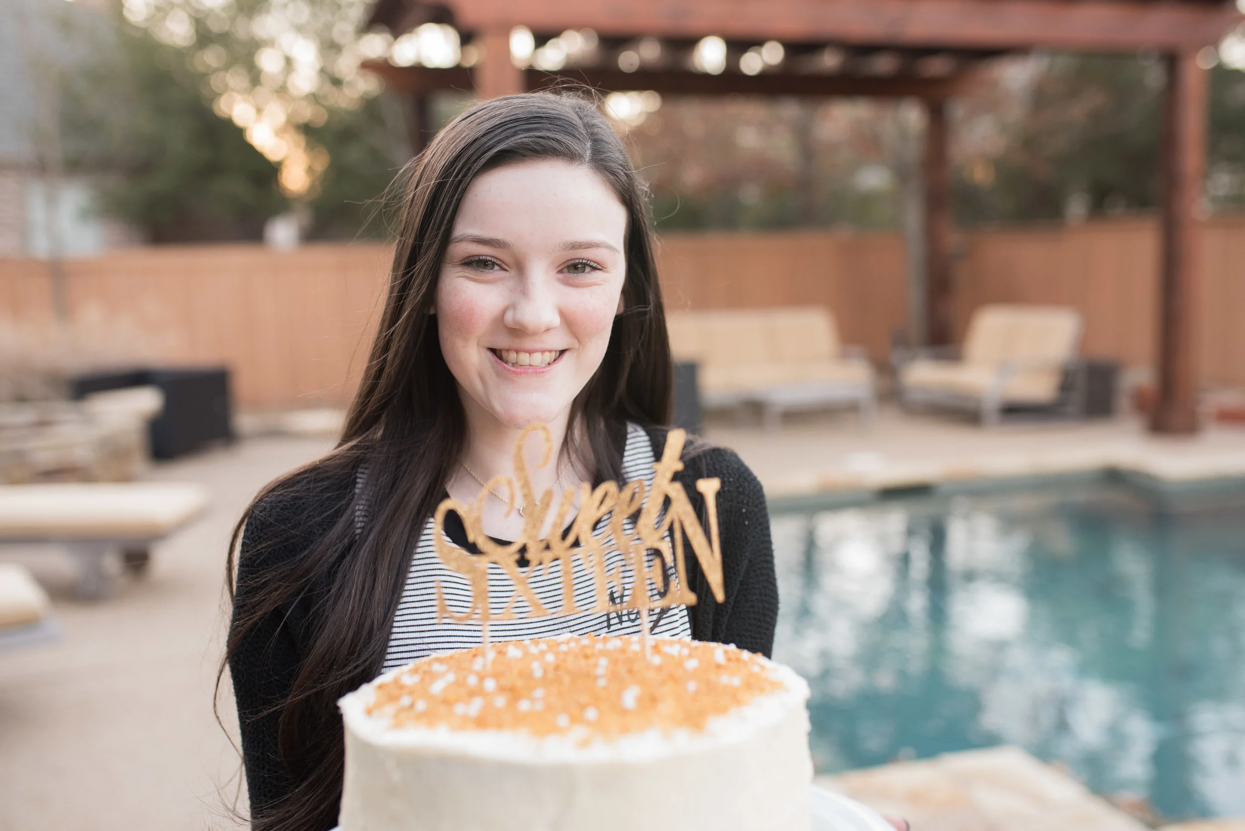 This beautiful girl turned sixteen. Sixteen. 