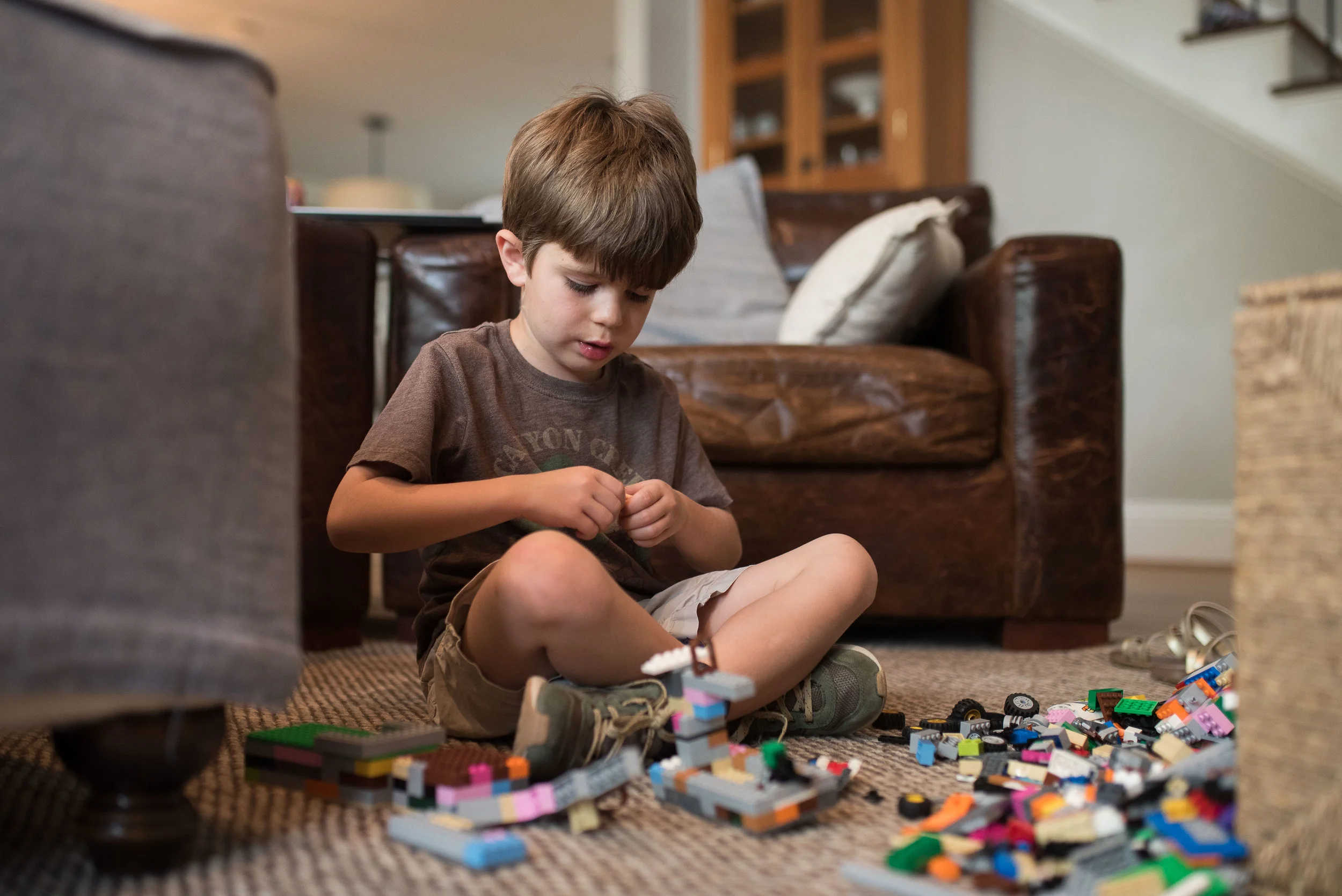 I'm happy to announce Henry knows how to make more than guns with LEGOs now.&nbsp;