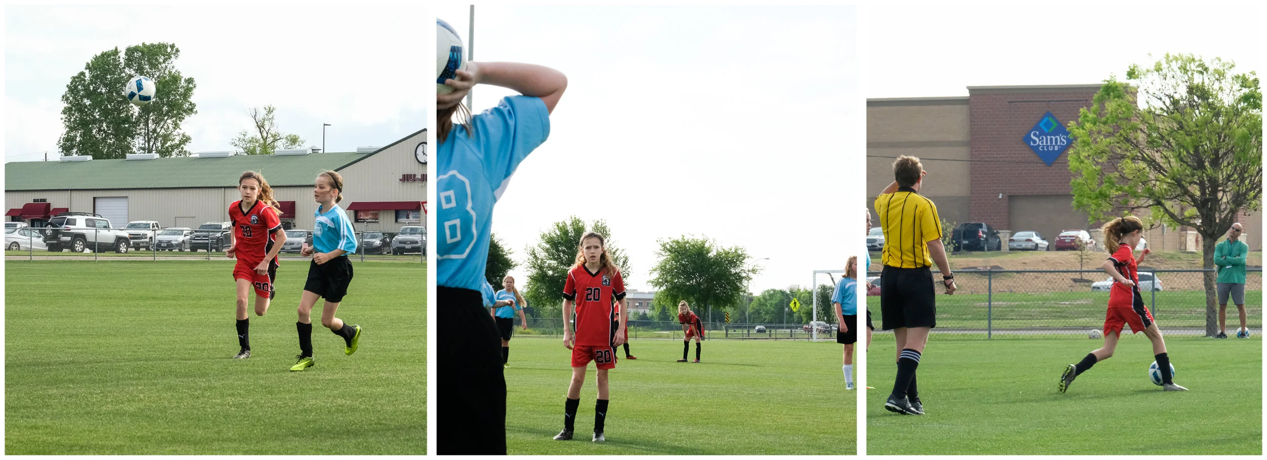 Ella is loving being on the soccer field again.&nbsp; Go Hurricanes!