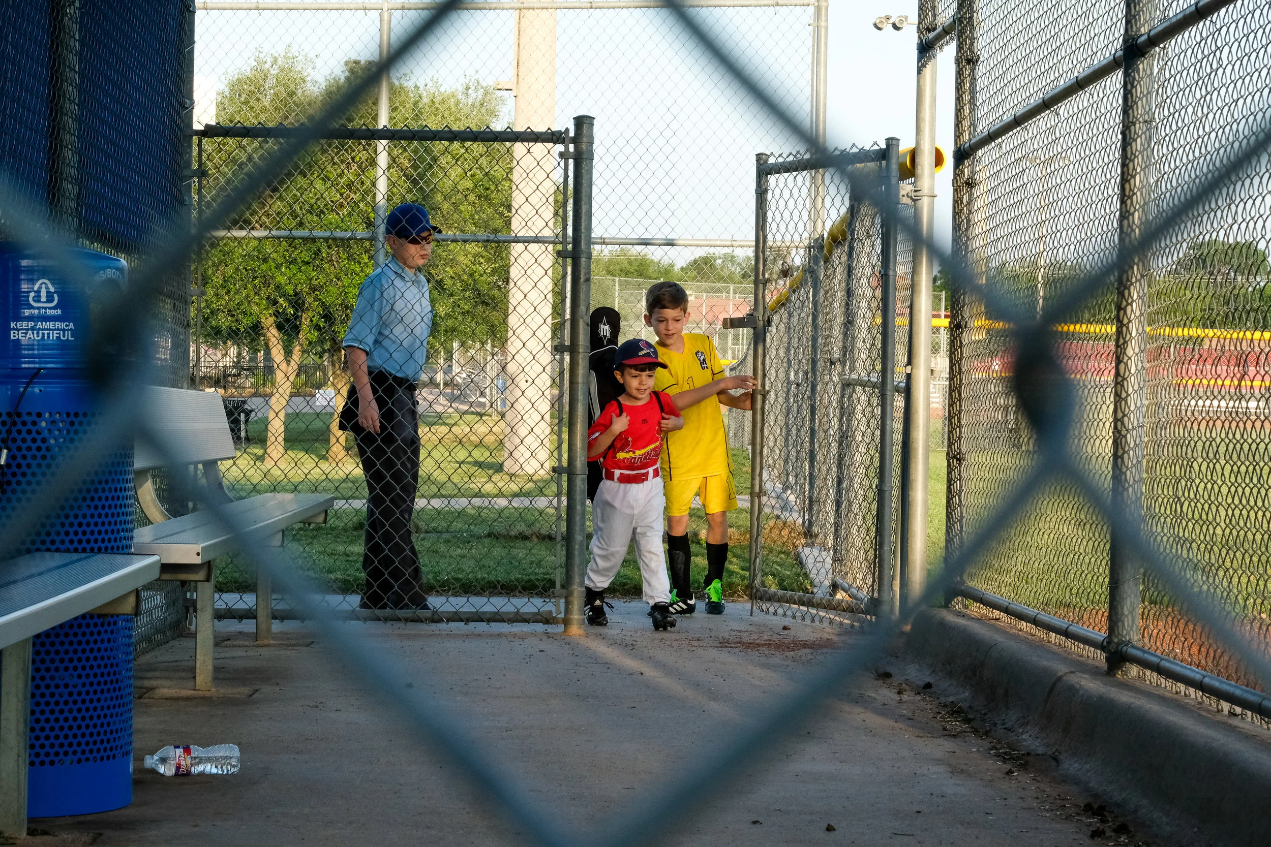 Henry was excited to be the first player to show up.