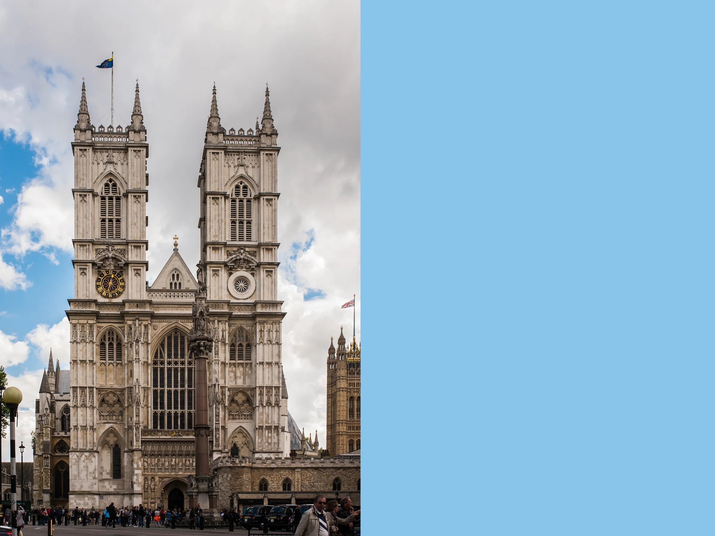 First official stop: Westminster Abbey