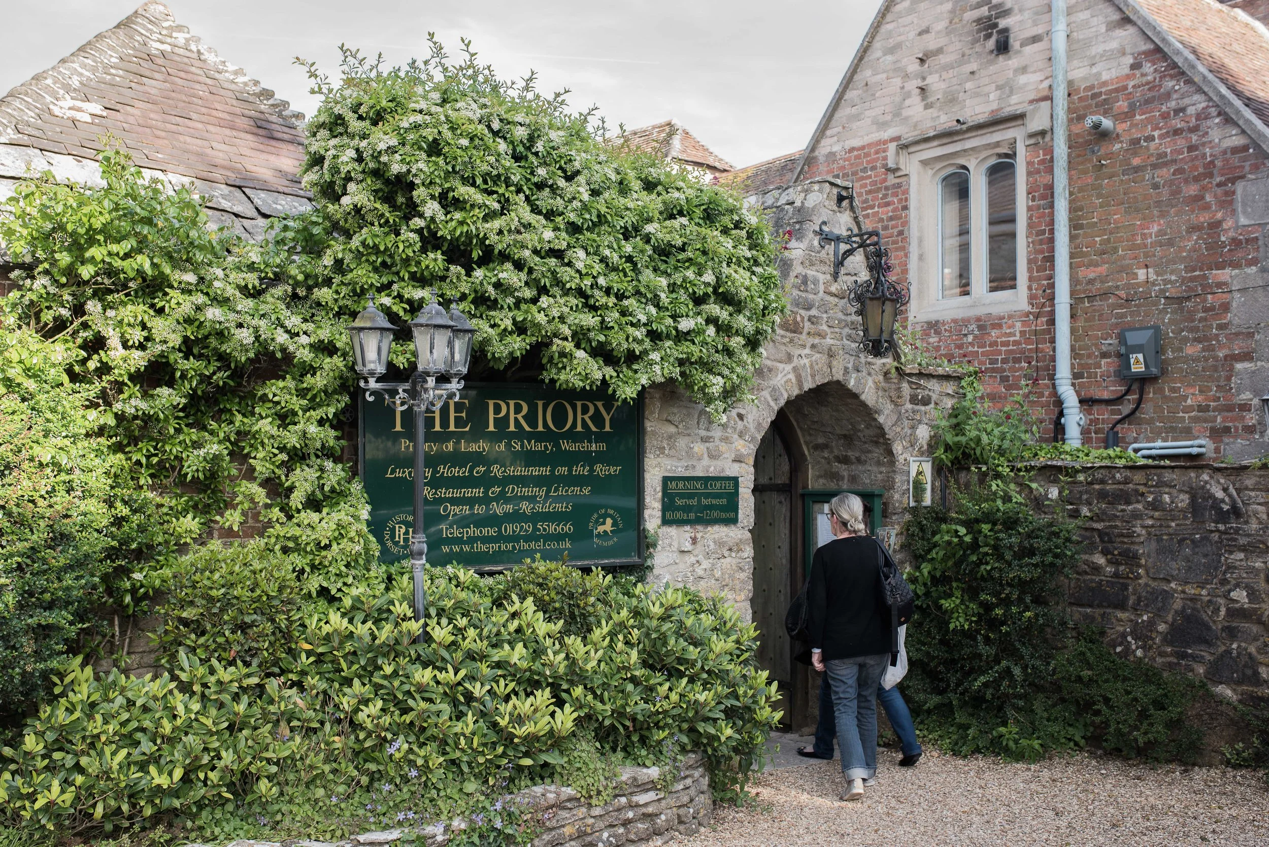 Our long day of touring came to an end as we checked into The Priory Hotel in Wareham, England.