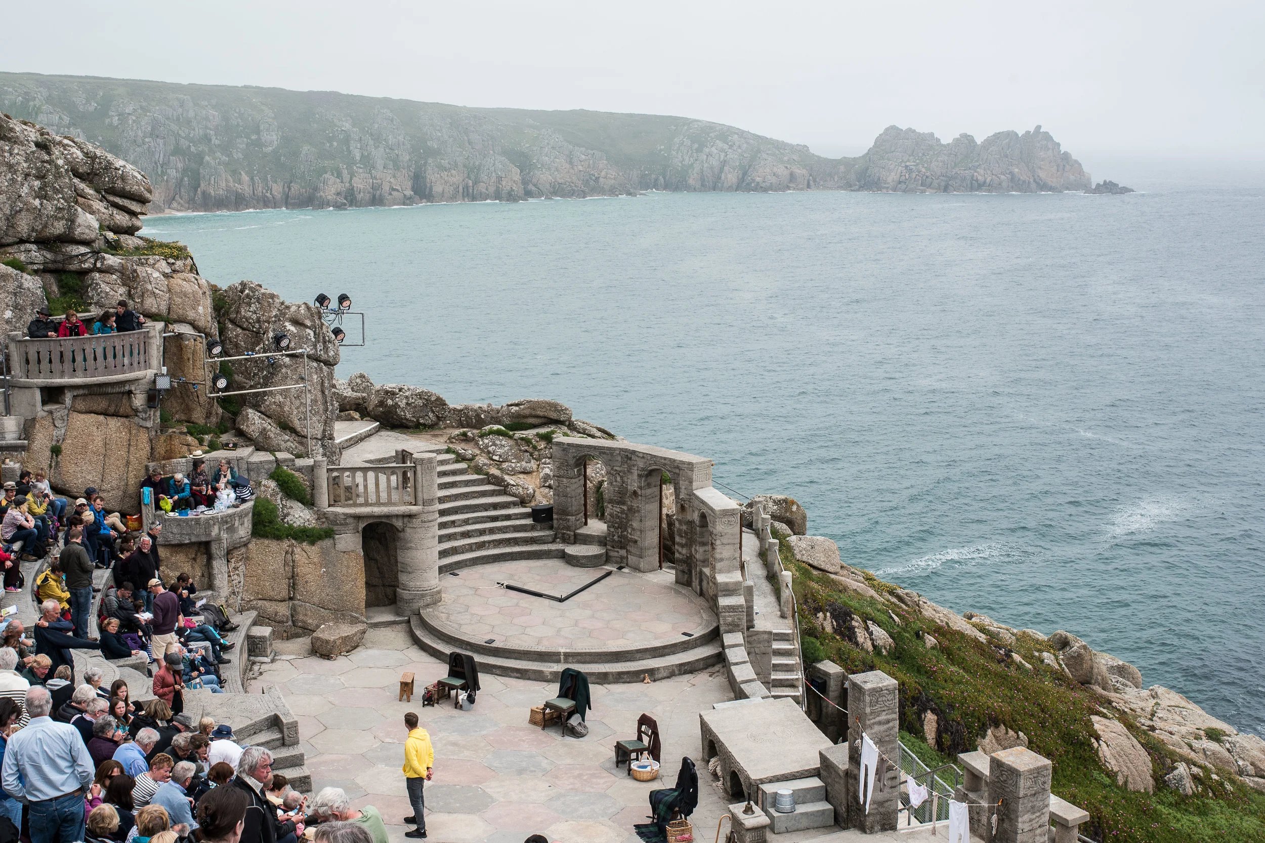 On what was our only drizzly day of our trip, we saw Under the Milk Wood in this gorgeous outdoor theater. To be honest, it was hard to focus on the plot rather than the scenery. 