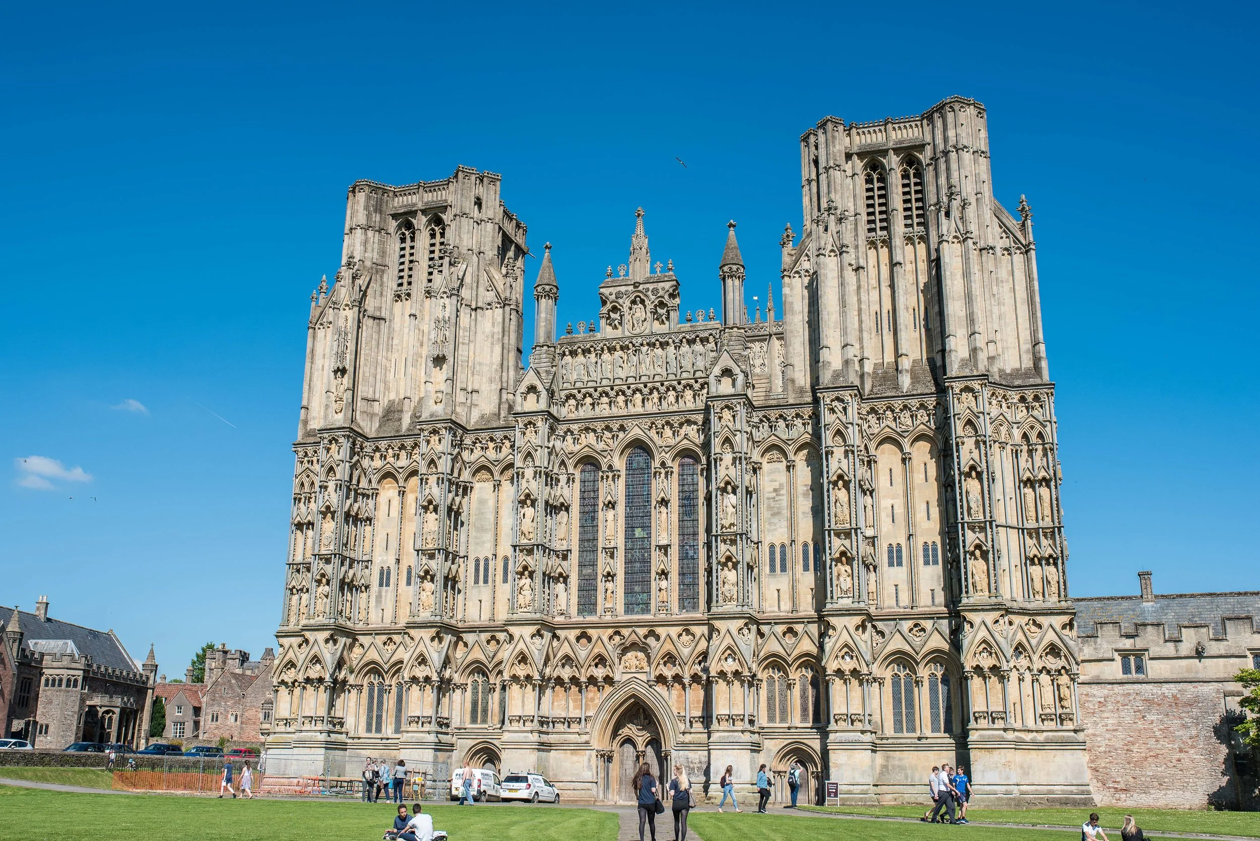 No. 13.5, Wells Cathedral . We sort of missed making a dot for Wells, so imagine there's a No. 13.5 just to the Southwest of Bath (No. 14.)