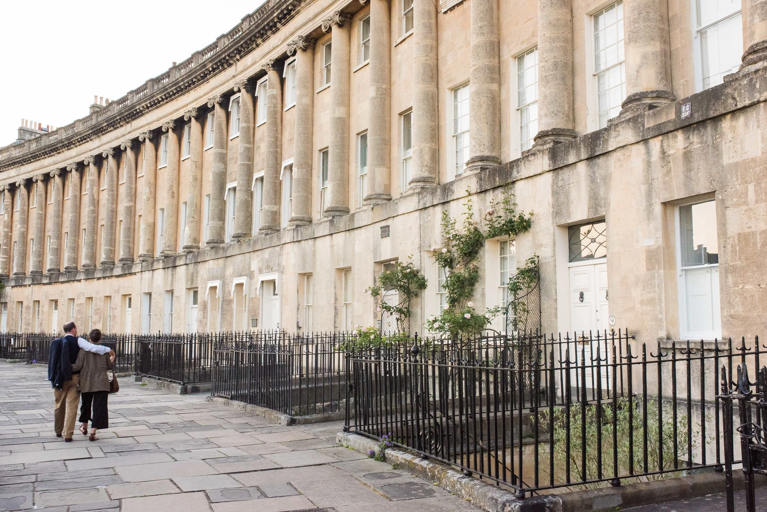 Back on the road for our final leg of the day, we ended up in Bath where we stayed at the Royal Crescent Hotel . It gets it's name from being part of the Royal Crescent, a near semi-circle of historic residences. The hotel was recently renovated and spans both No. 16 and No. 17 of the original buildings.