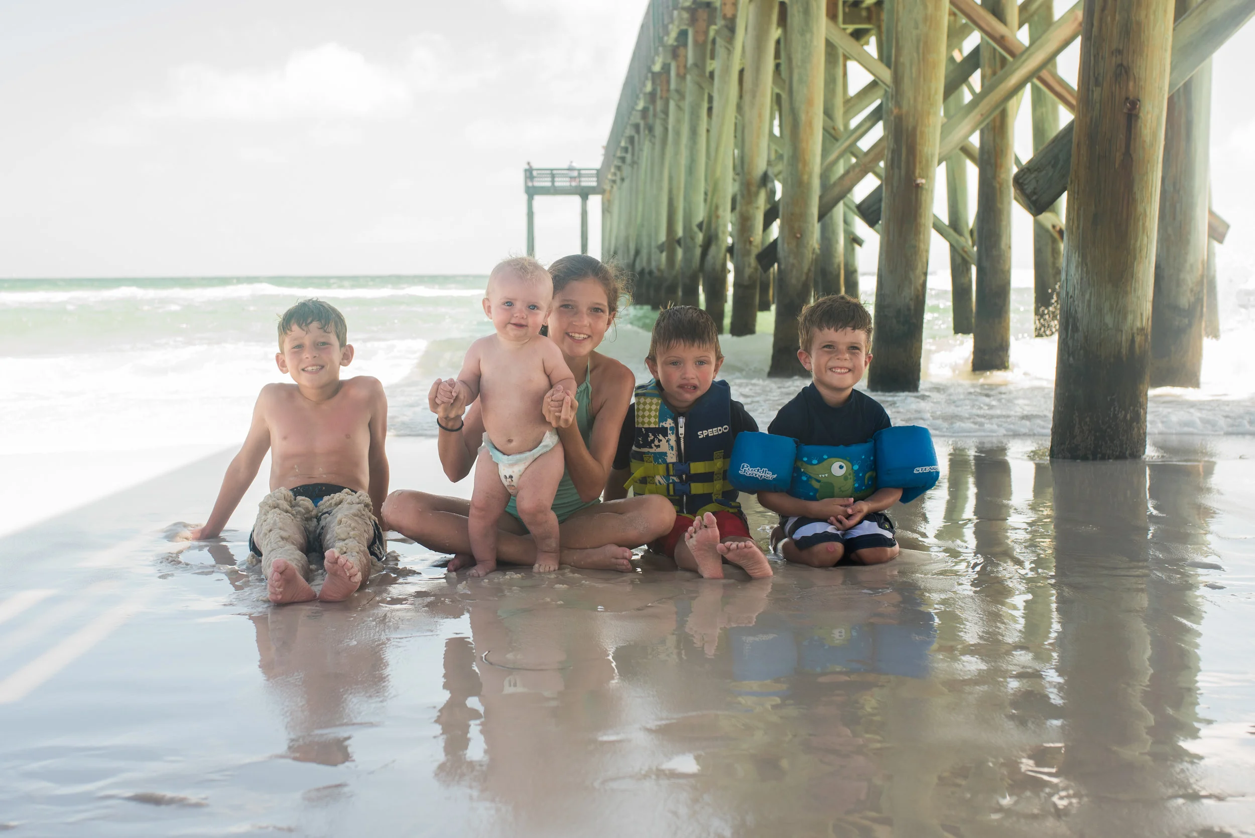 We'll take what we can get in order to get these five into one frame! Love having them altogether. 