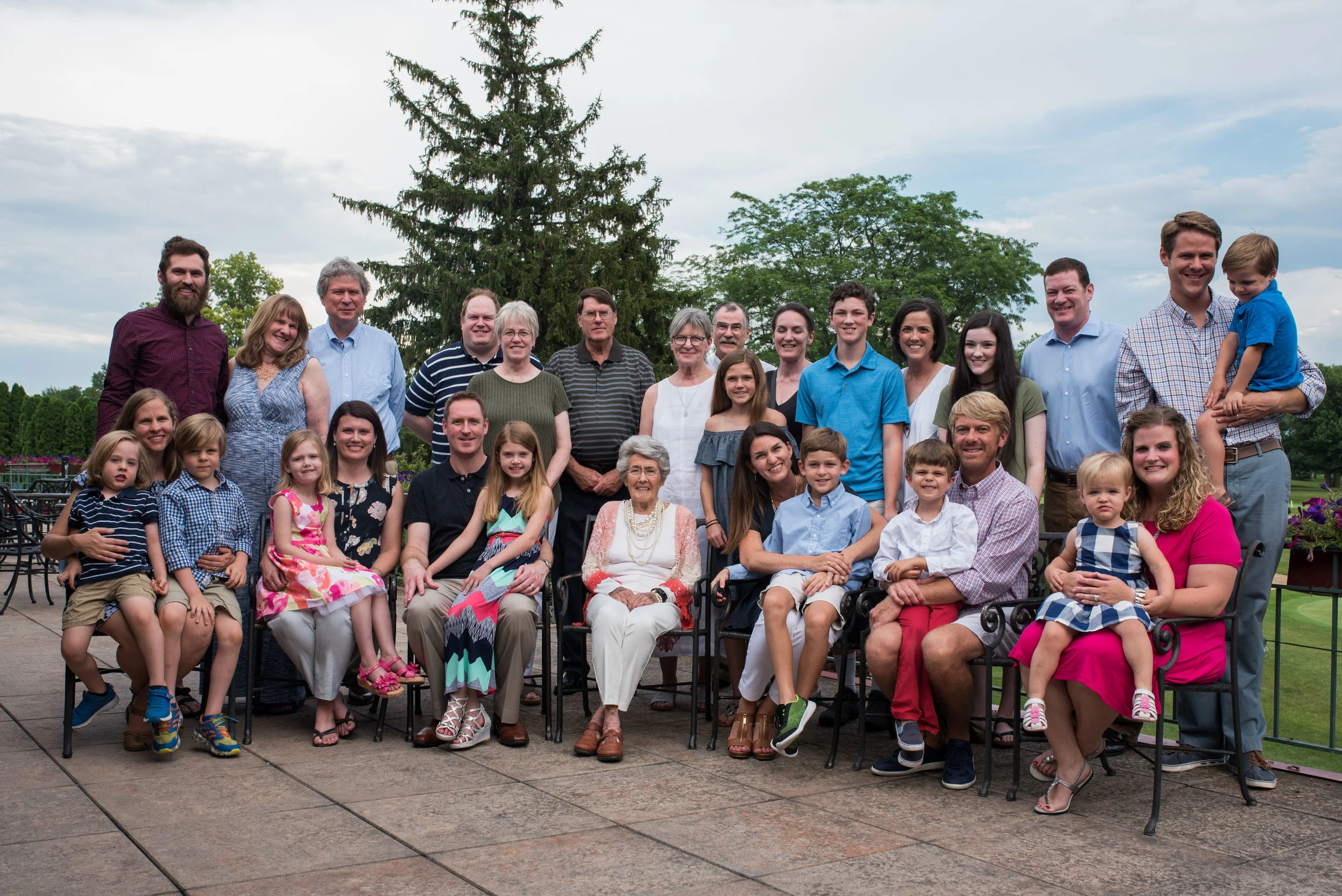 Eleven great-grand children (+ one on the way!), eight grandchildren, three children, several (very!) significant others and one amazing woman. 