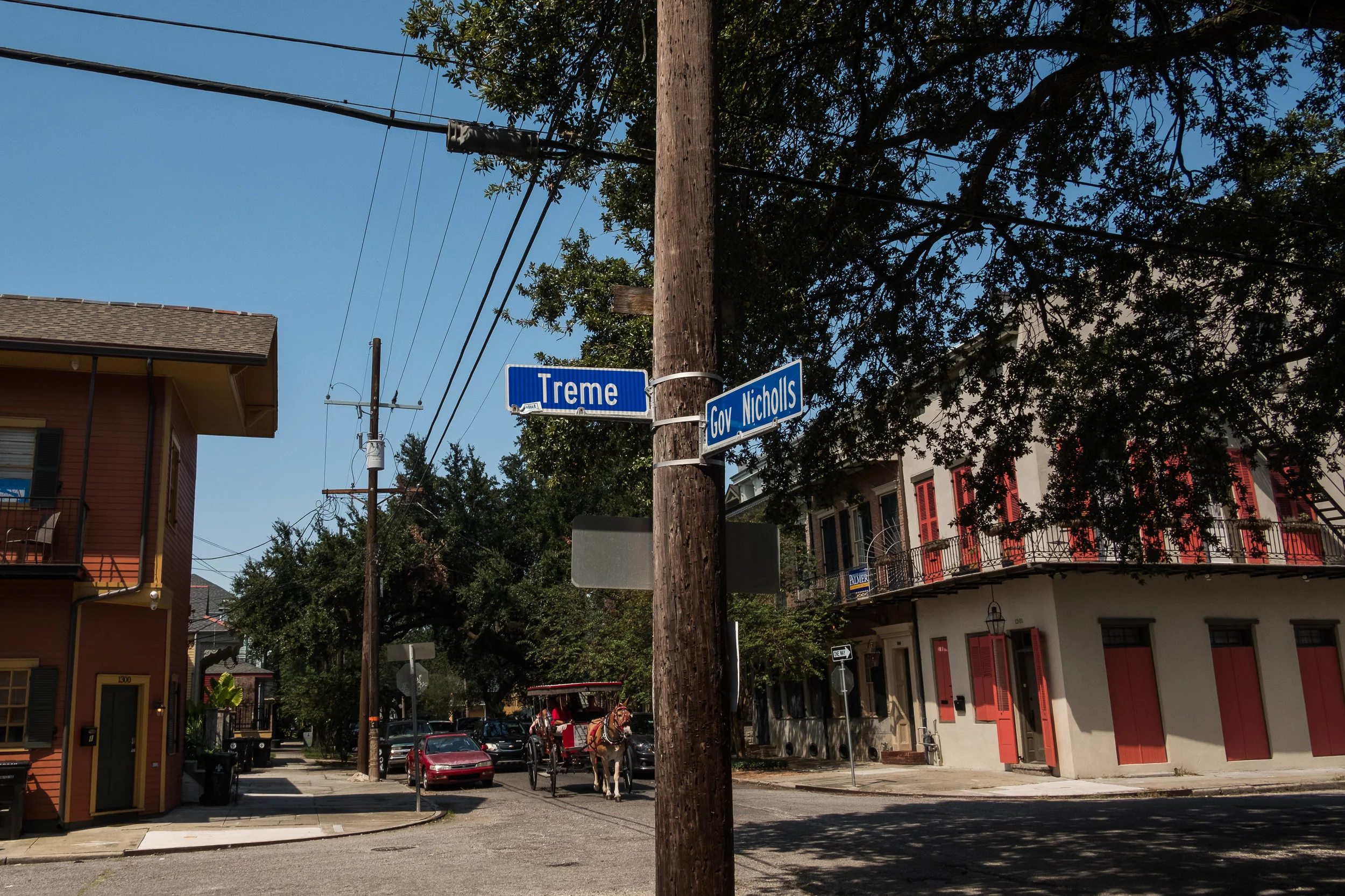 We were a day early for the Treme Fest (whoops) but we can say we stood on the street where Jazz was born.&nbsp;