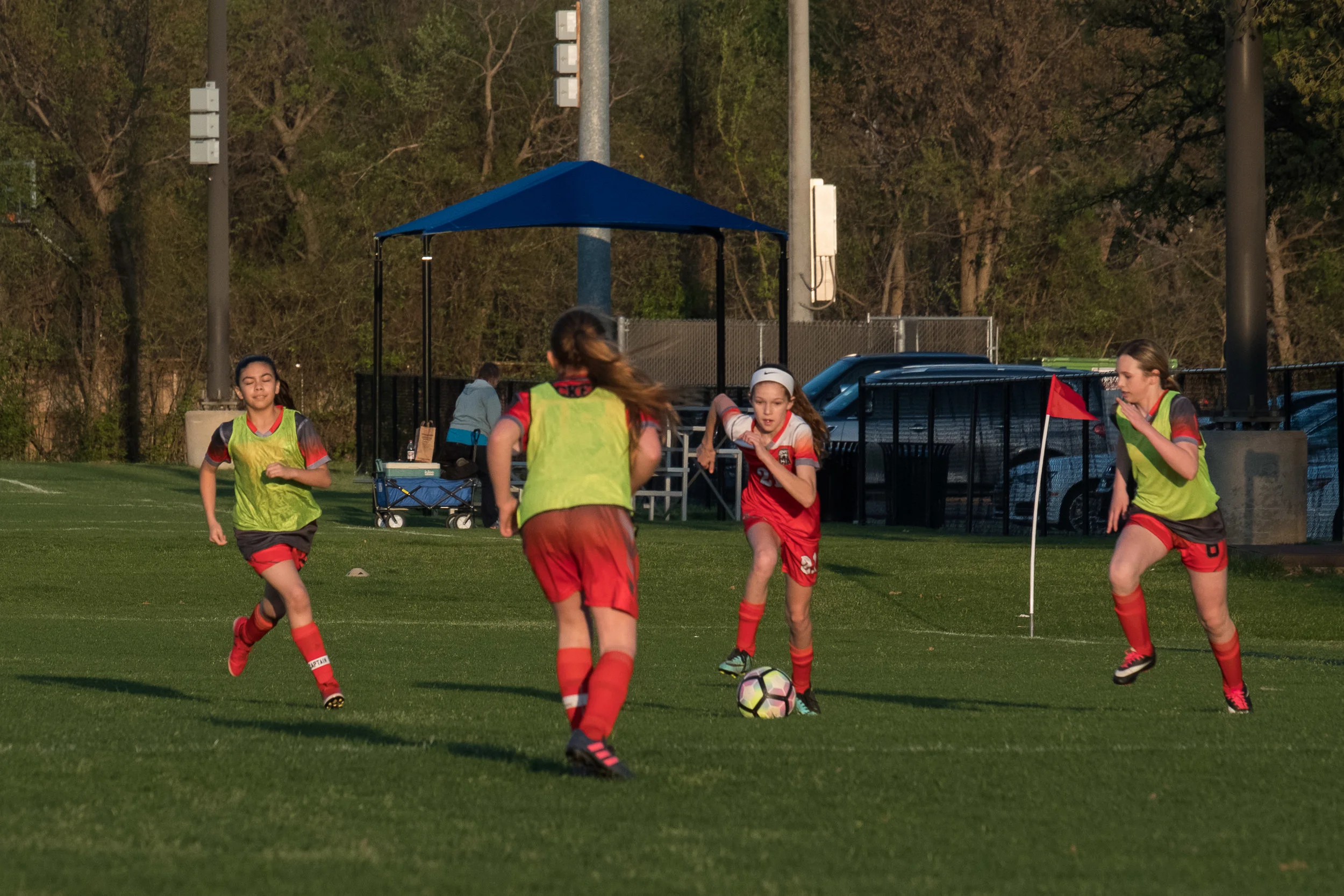 Outdoor soccer is also back in season. Go Hurricanes!
