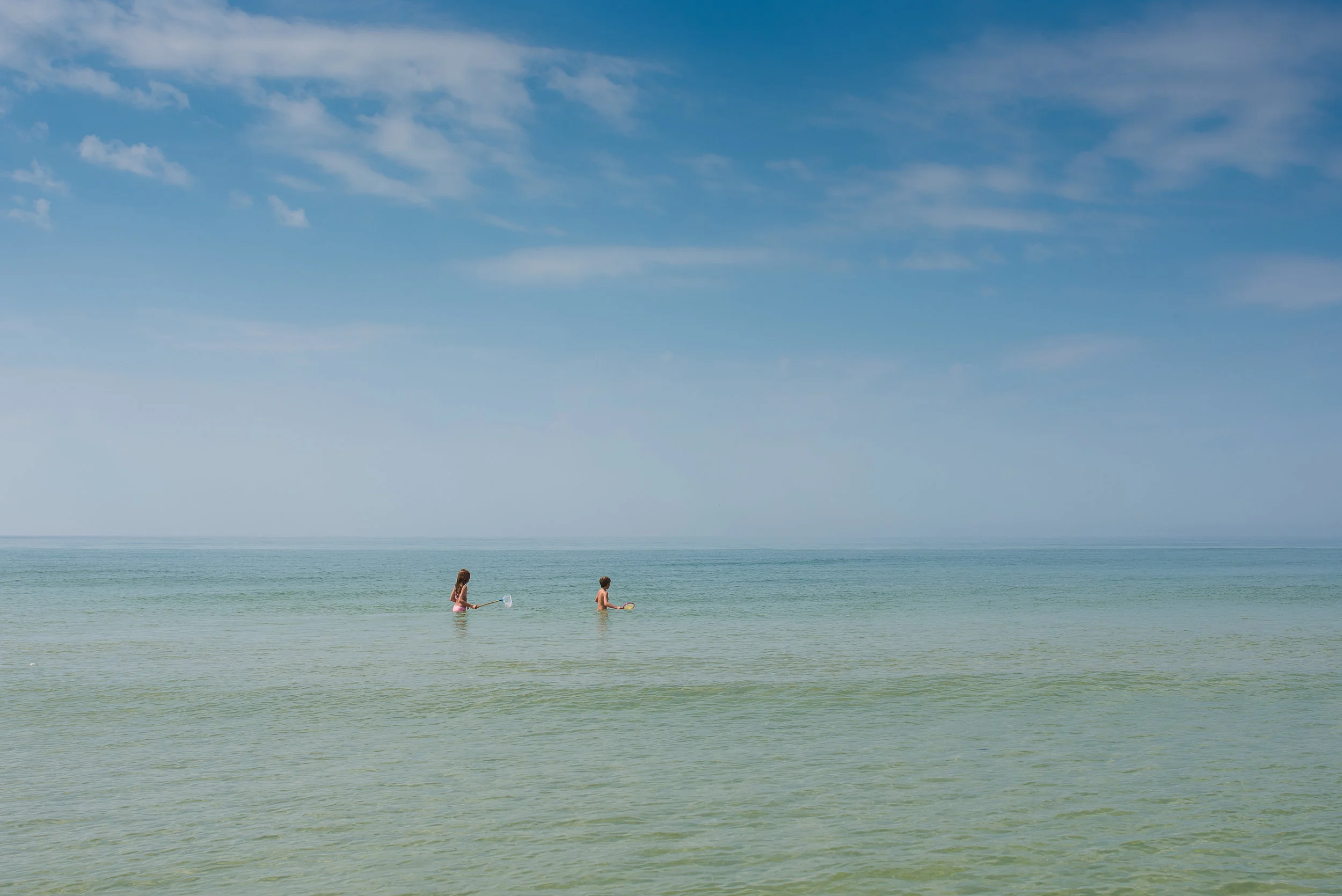 Jellyfish hunters in action.