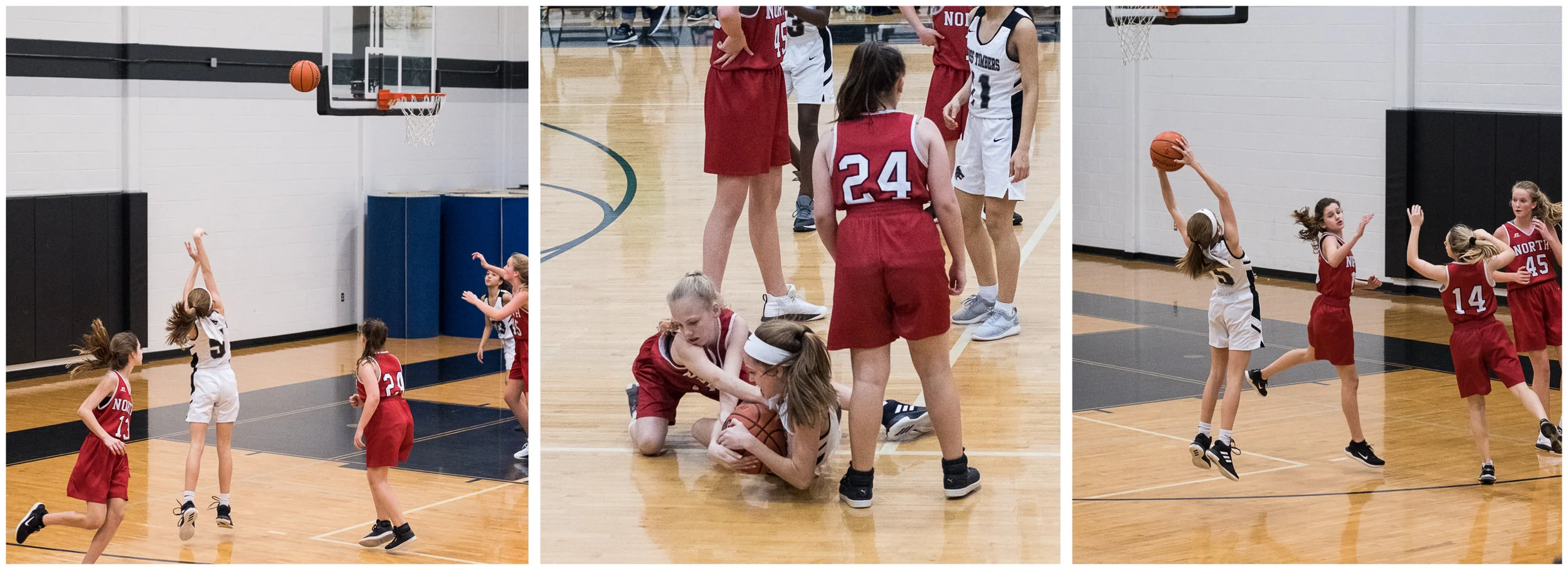 So far, Ella finished up basketball season.