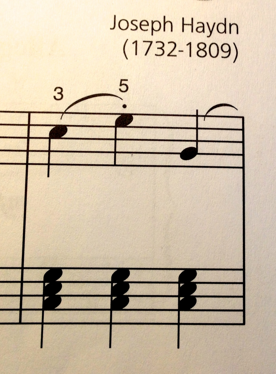 Joseph Haydn's phone number.