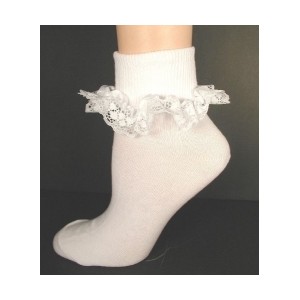 Lace anklets like this drove me crazy as a child.