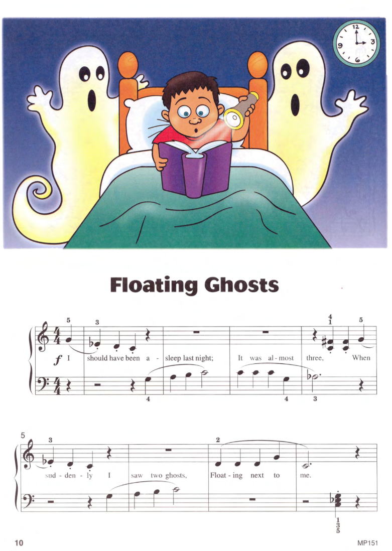 Floating Ghosts from Level One Halloween.