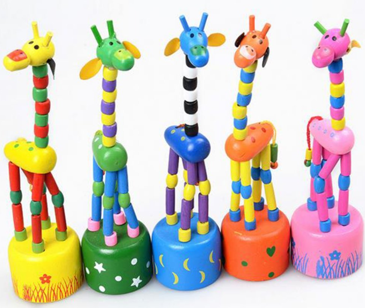 giraffe thumb puppets