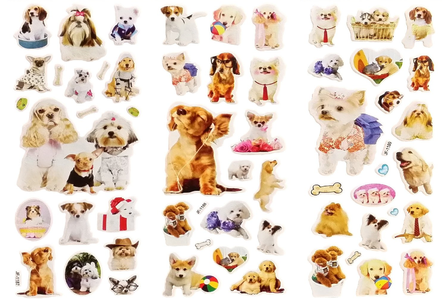 Here's another set of Puppy Puffy Stickers . My students love goofy things like this. Maybe it's because I have a dog?