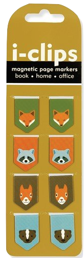 These Woodland Friend Magnetic Page Markers are adorable and functional. They come in all kinds.