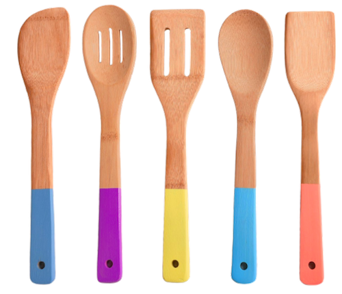 I think these Multi-Colored Bamboo Utensils look like they'd pep up my kitchen.