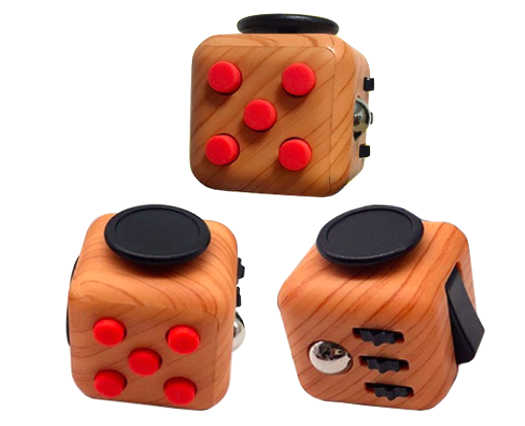 I'm perpetually on the lookout for new fidget devices. This Fidget Cube is described like this: The perfect amusing gift for fidgets in your life, our analog array of features includes spinners, buttons, rollers, flickers, and switches to help you lower or stop anxiety. I like the idea that it provides multiple opportunities for different kinds of fidget stimulation which I know I would love, and my students would too!
