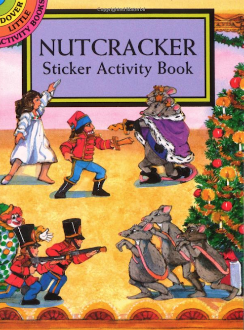 Looking for inexpensive gifts for your students or young relatives? The Nutcracker Sticker Book might be what you're looking for. I've always enjoyed the little Dover books. Easy to store and keep track of and good for offering a few, but not too many choices to a student.