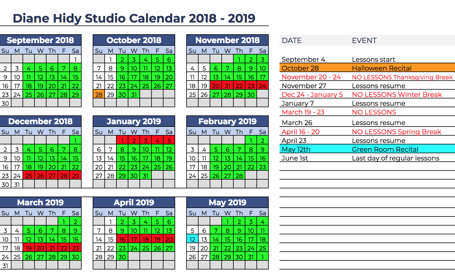 Diane Hidy Studio Calendar 2018-2019 Google version.png