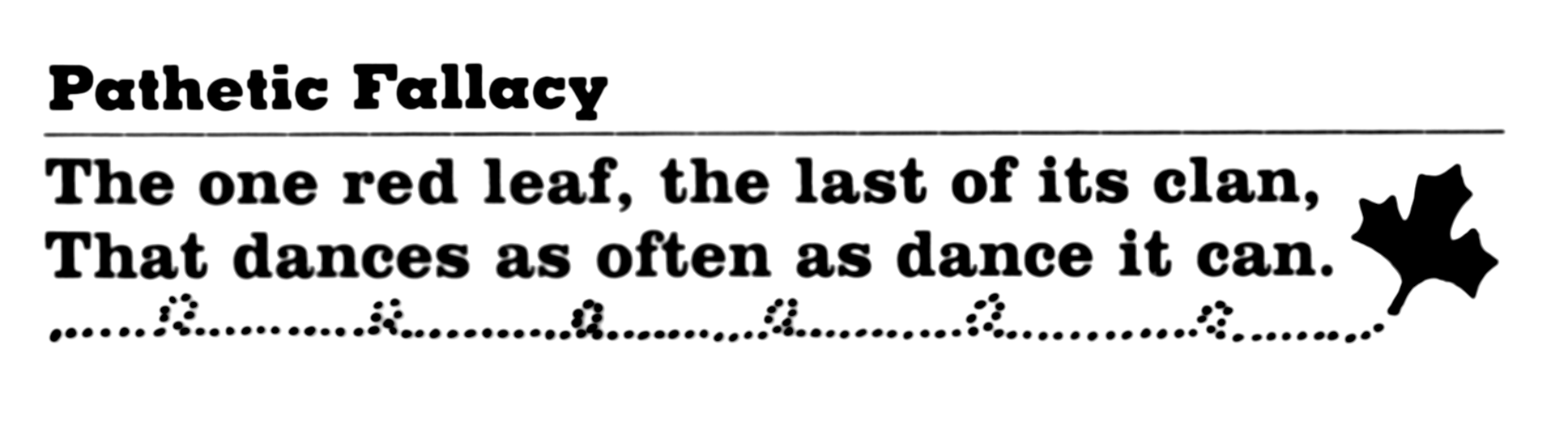 Original Fiction: The Pathetic Fallacy