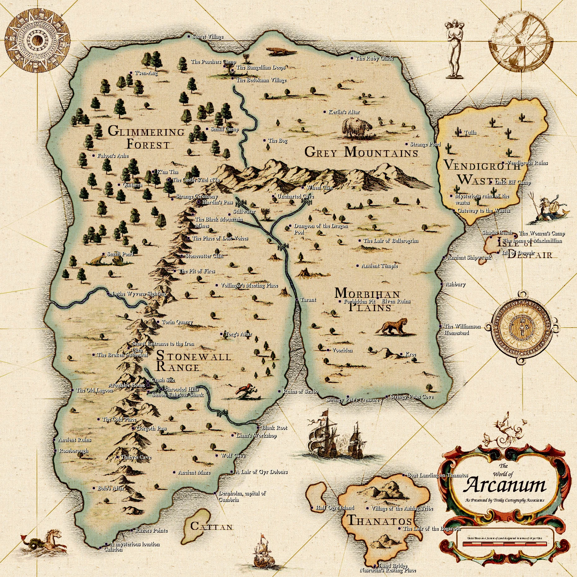 We're just in that little area north of Cattan. Big big world, small little Avelle. 