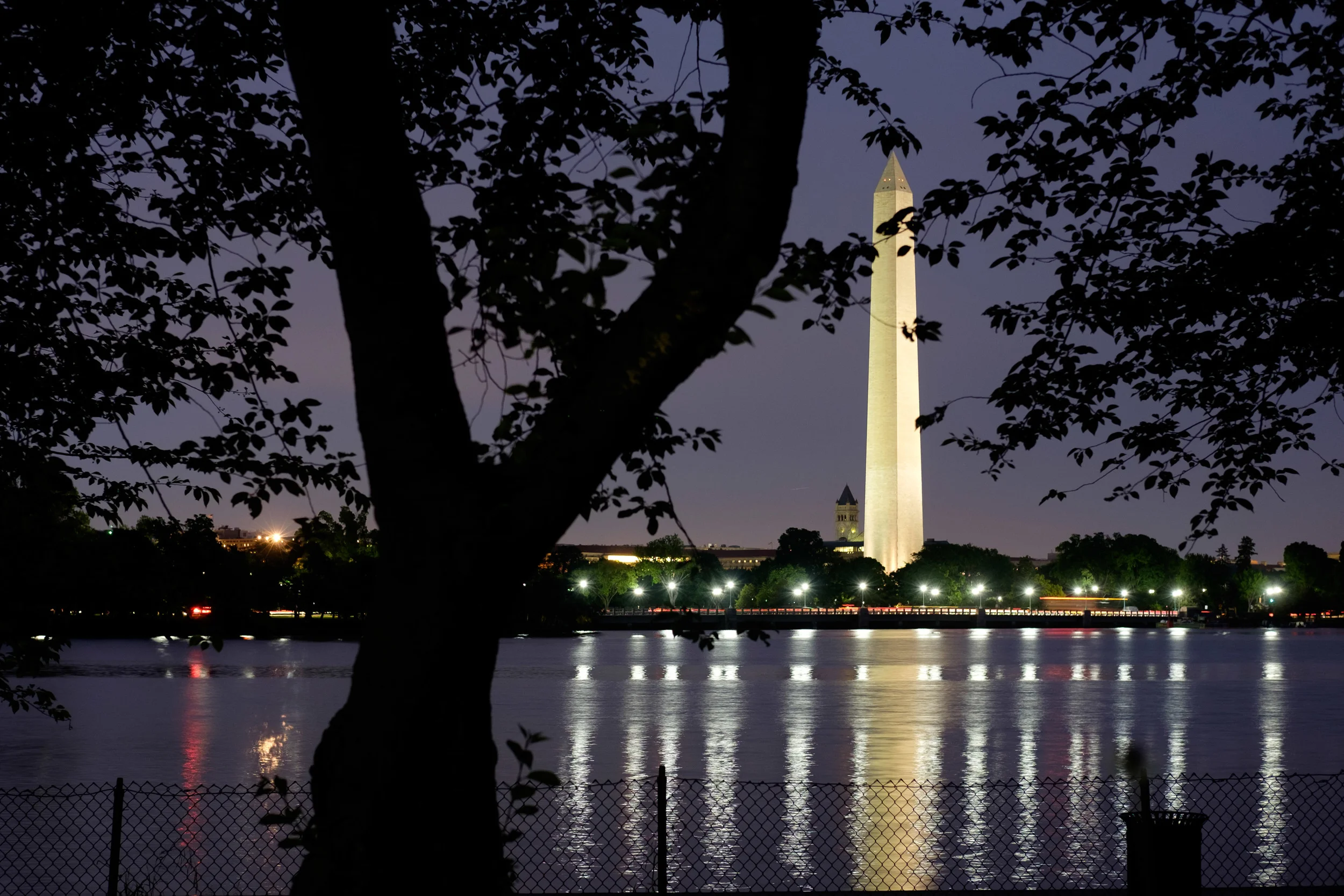 The Washington Monument, shot from the FDR Memorial