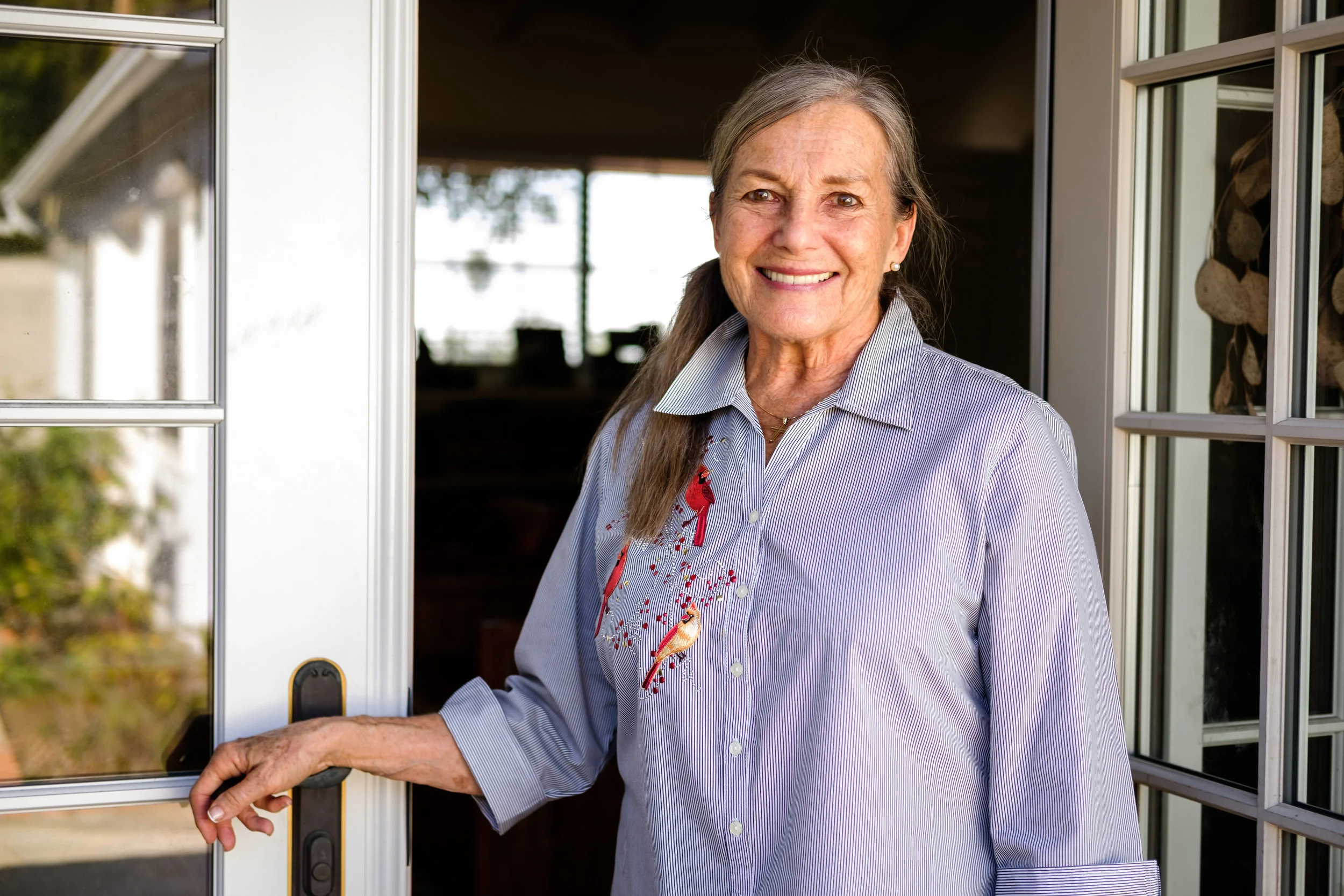 Joyce, my wonderfully accommodating Airbnb host.