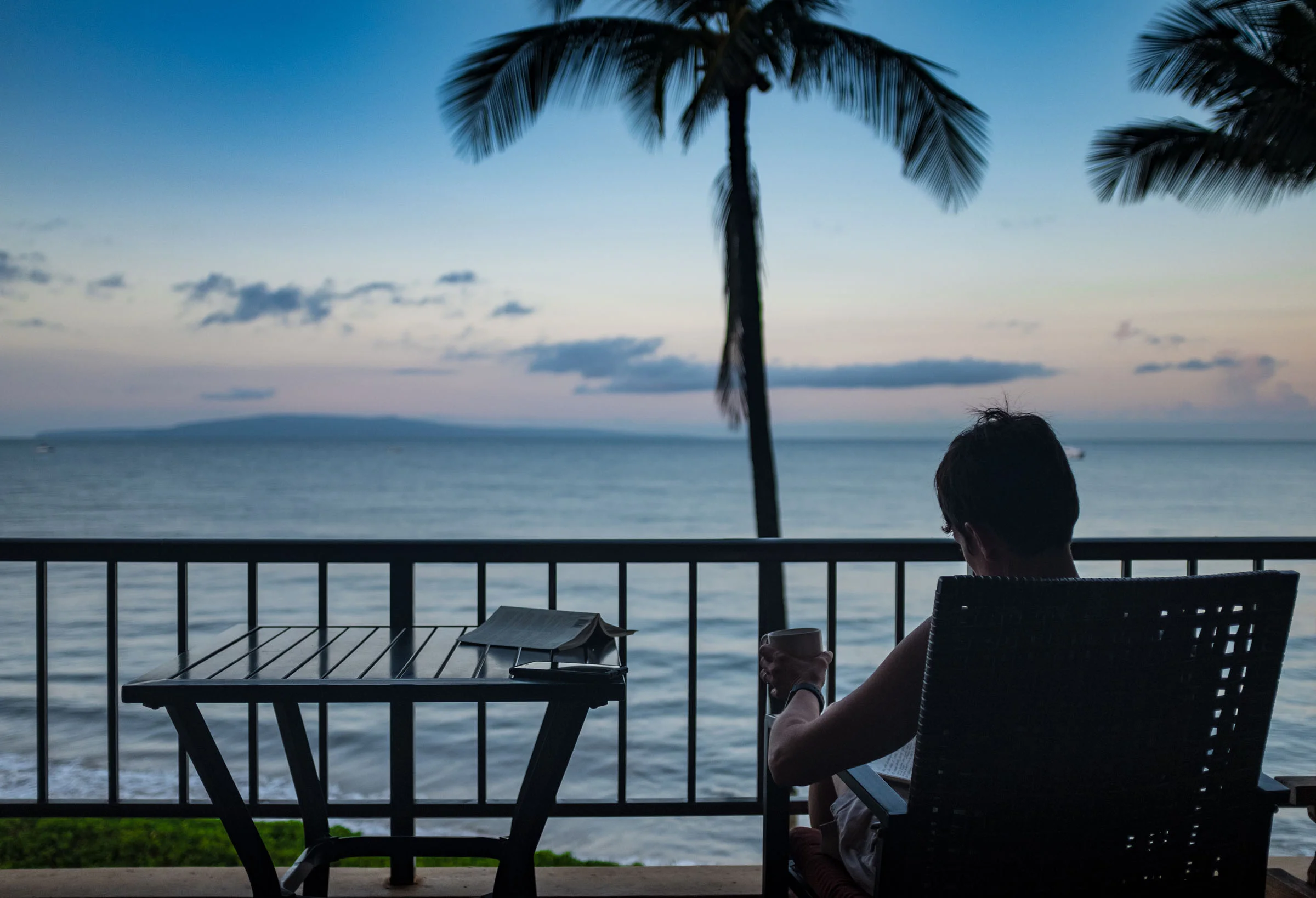 The lanai at our resort got a lot of use. We ate every meal out here. It’s hard to beat that view and the sound of the waves.