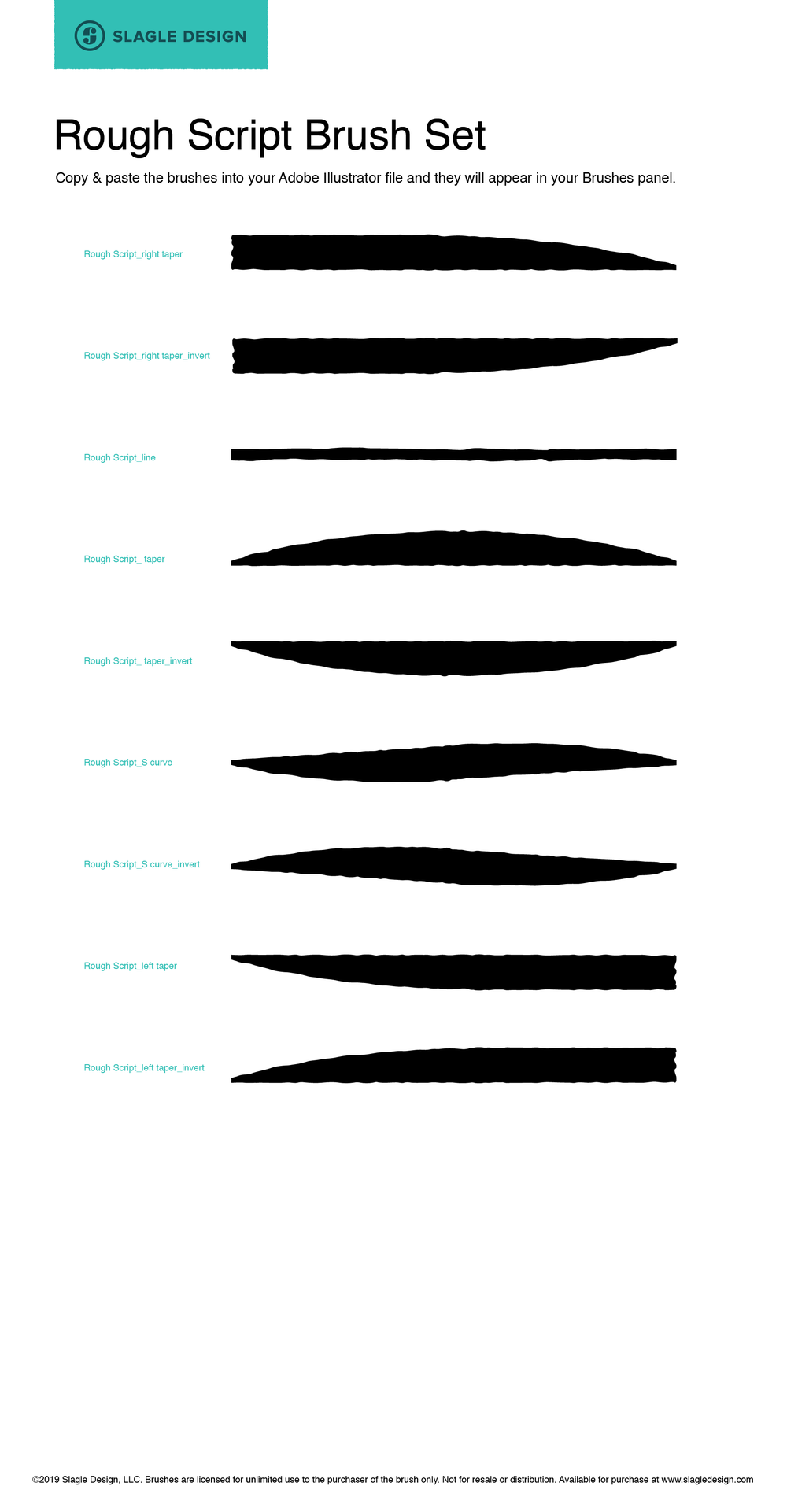 Illustrator Brush Megapack | Slagle Design Illustrator Brush Megapack | Slagle Design